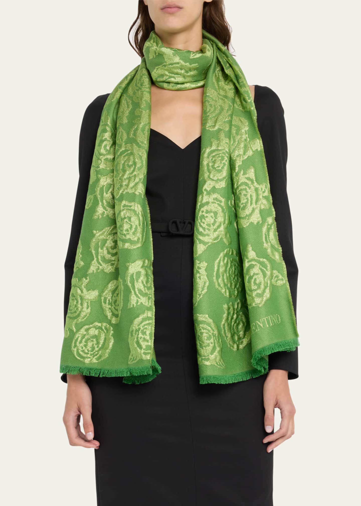 Valentino wool scarf hot sale