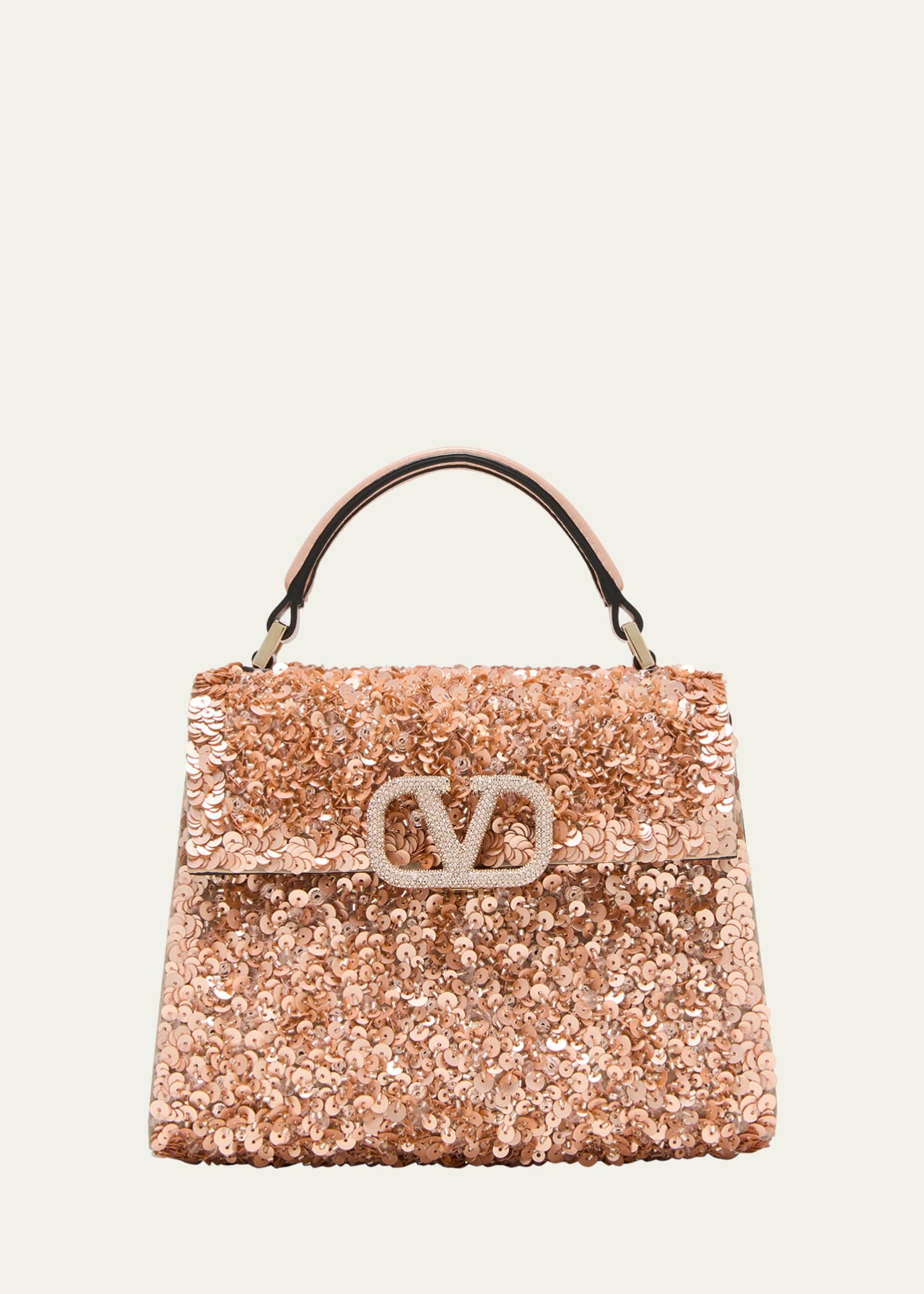 Valentino Garavani Mini Leather VSLING Top-Handle Bag