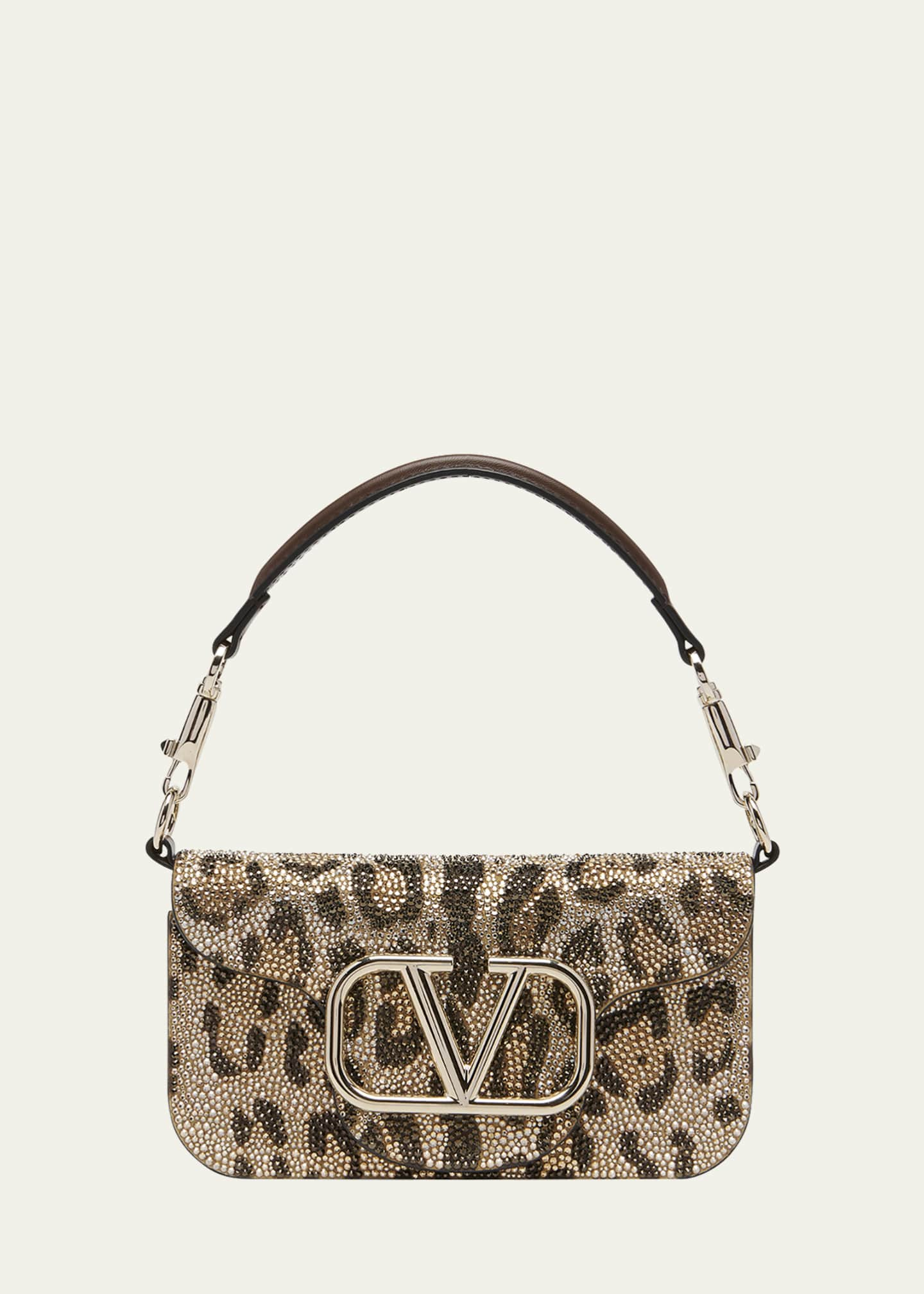 Valentino Loco Mini VLOGO Rhinestone Shoulder Bag