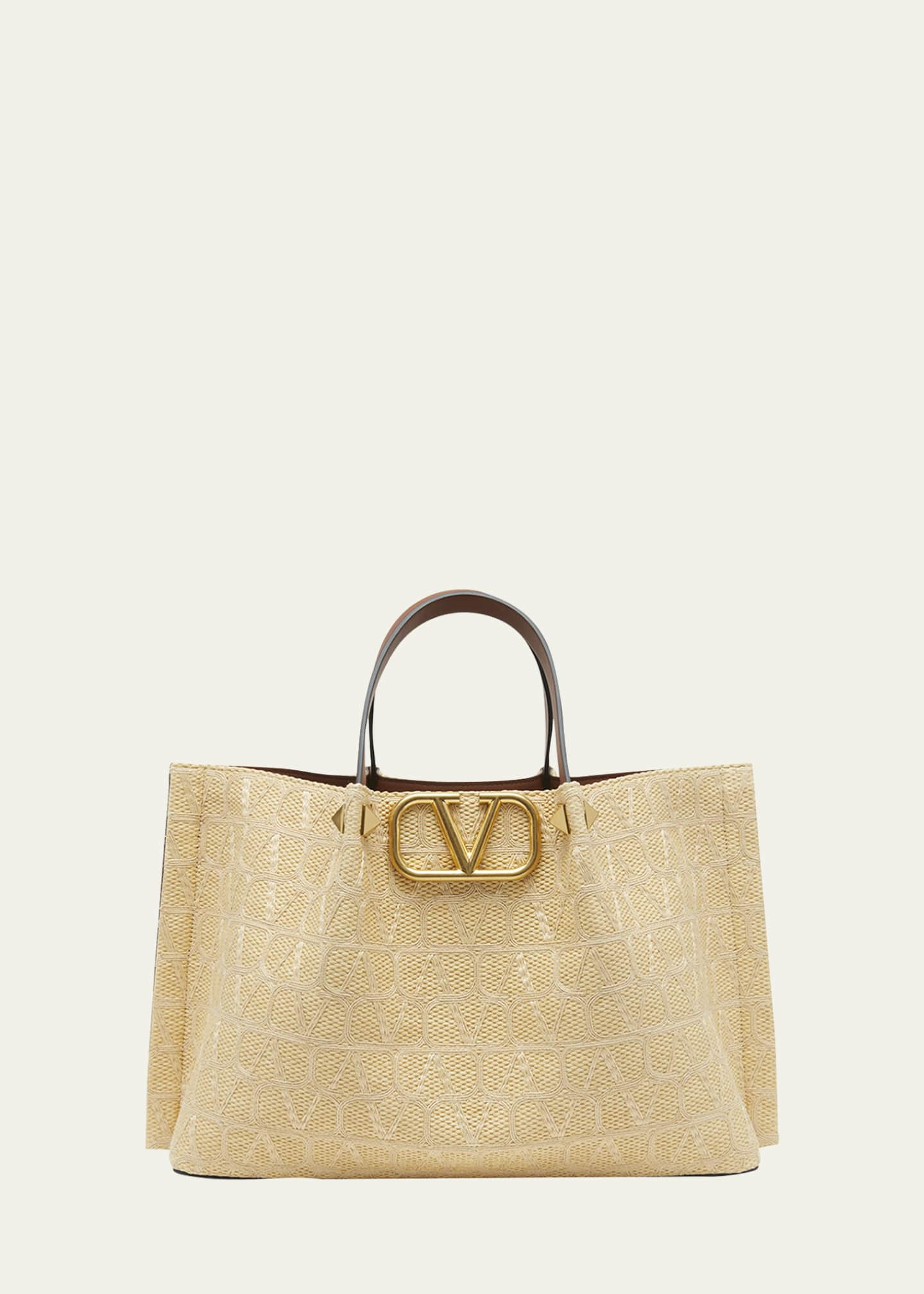 Valentino Vlogo Iconographe-print Roman Stud Medium Tote Bag