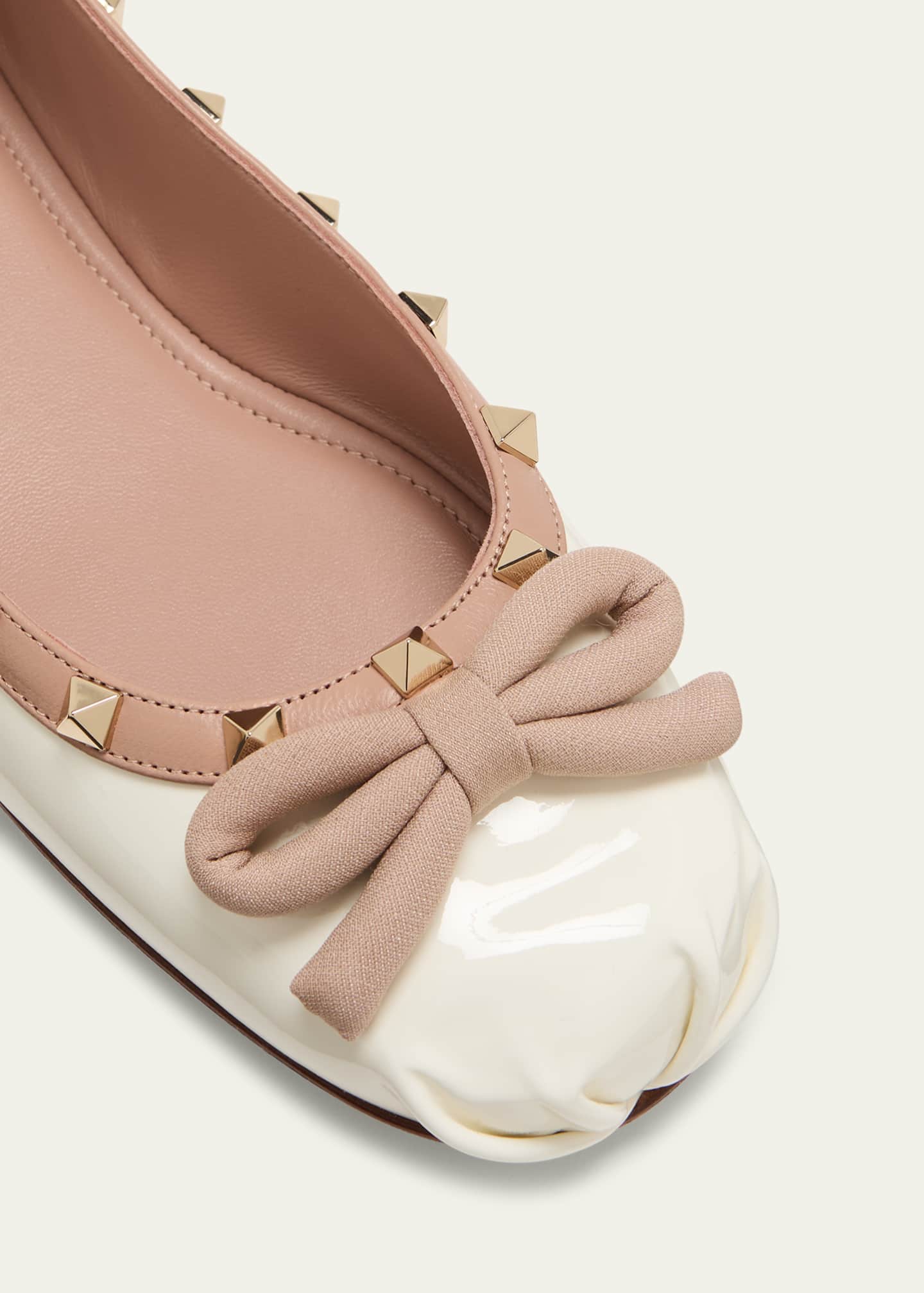 Patent rockstud ballet flat shop