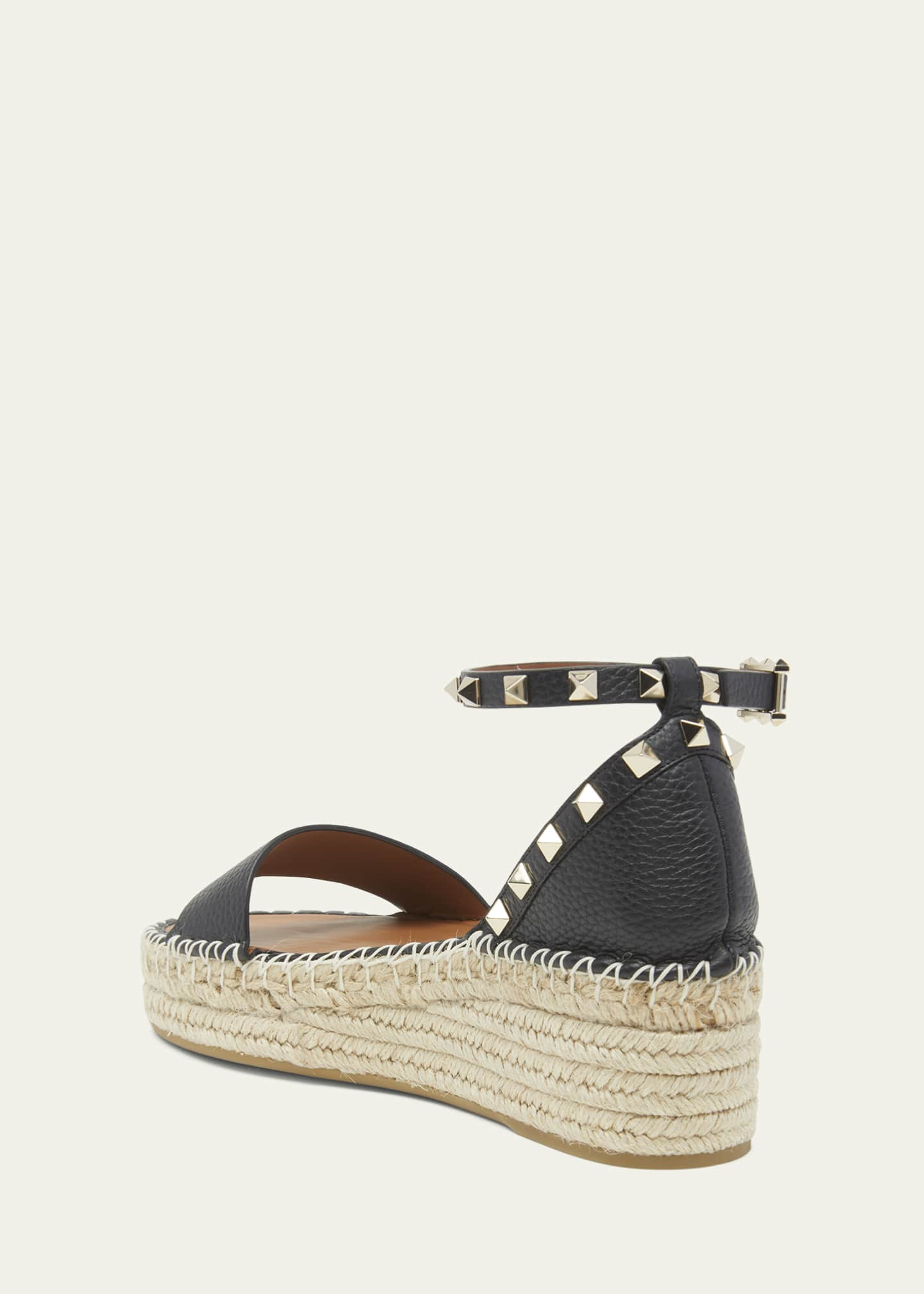 Rockstud espadrille sandals