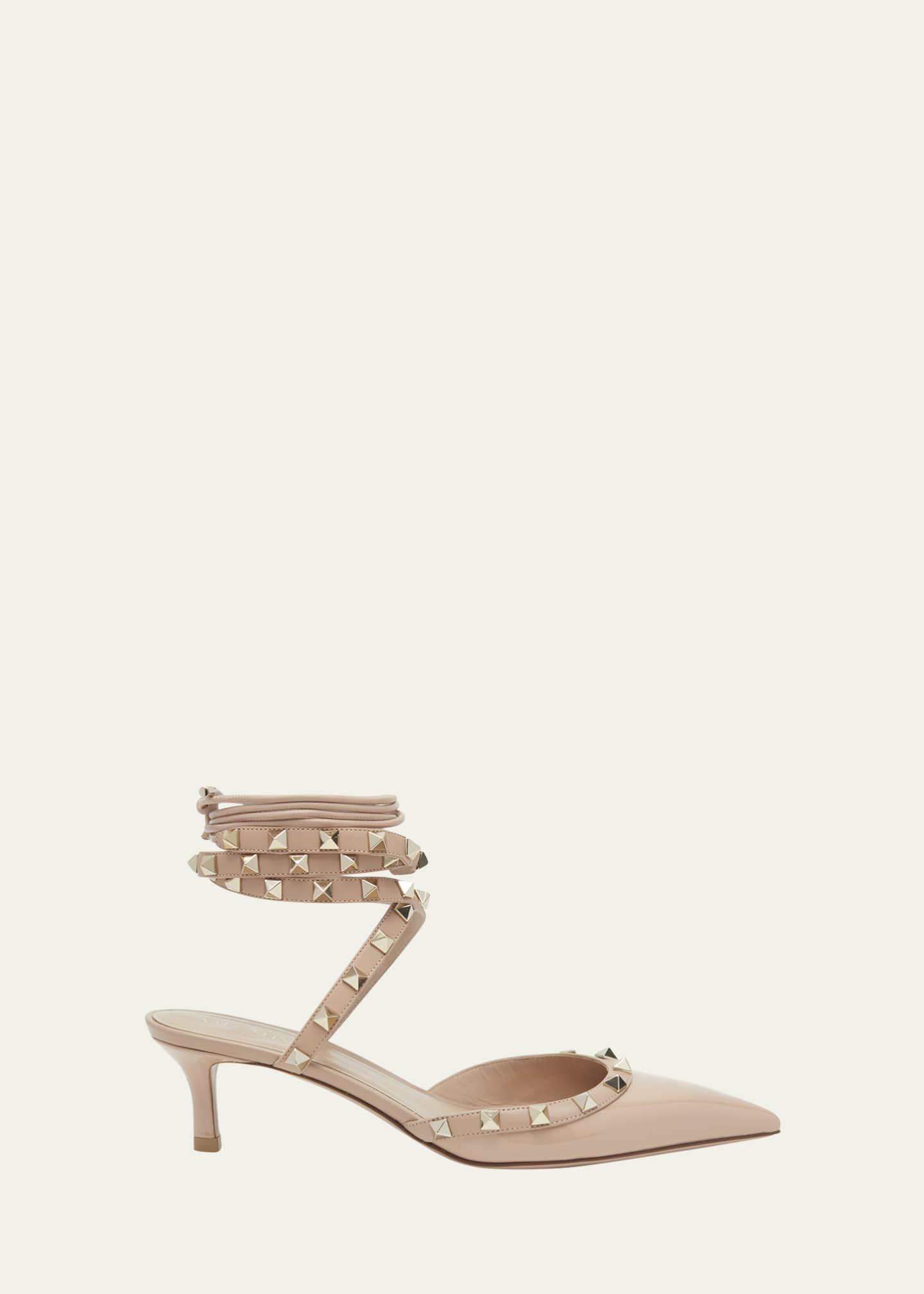 Valentino Garavani Rockstud Patent Gladiator Pumps - Bergdorf Goodman