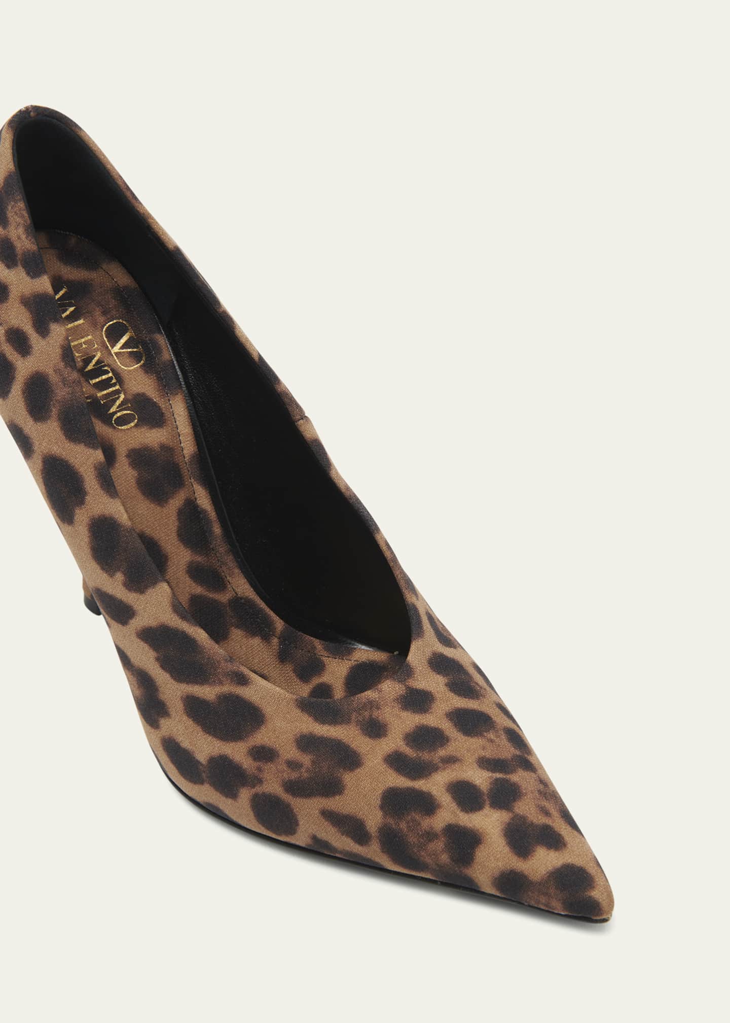 Valentino Garavani Leopard Print 110mm Pumps Bergdorf Goodman