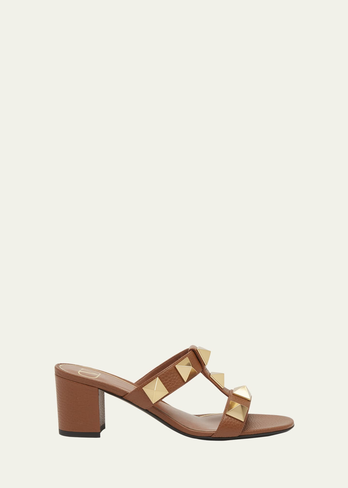 Valentino rockstud new arrivals caged leather slide