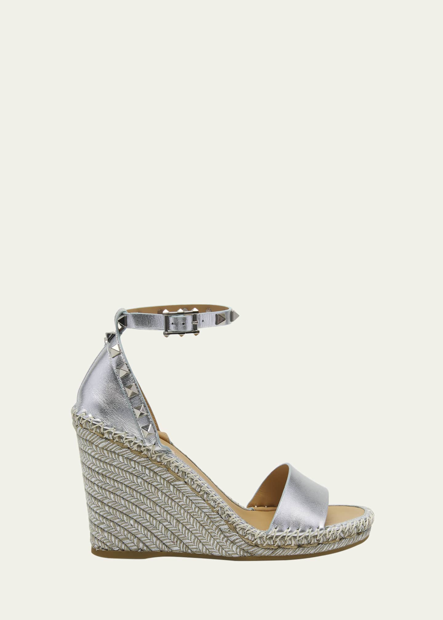 Valentino espadrille wedge hot sale
