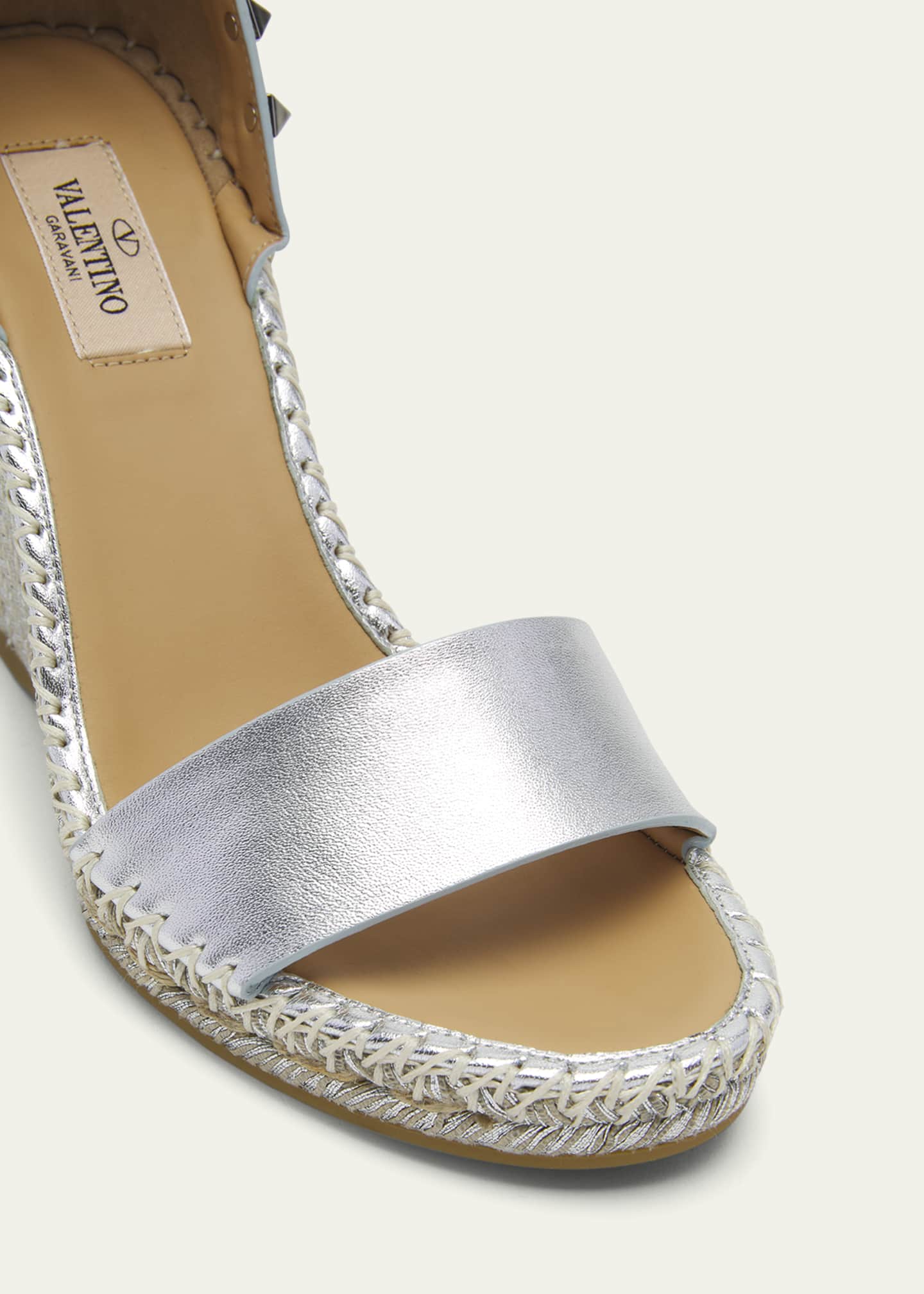 Valentino espadrille new arrivals wedge sale