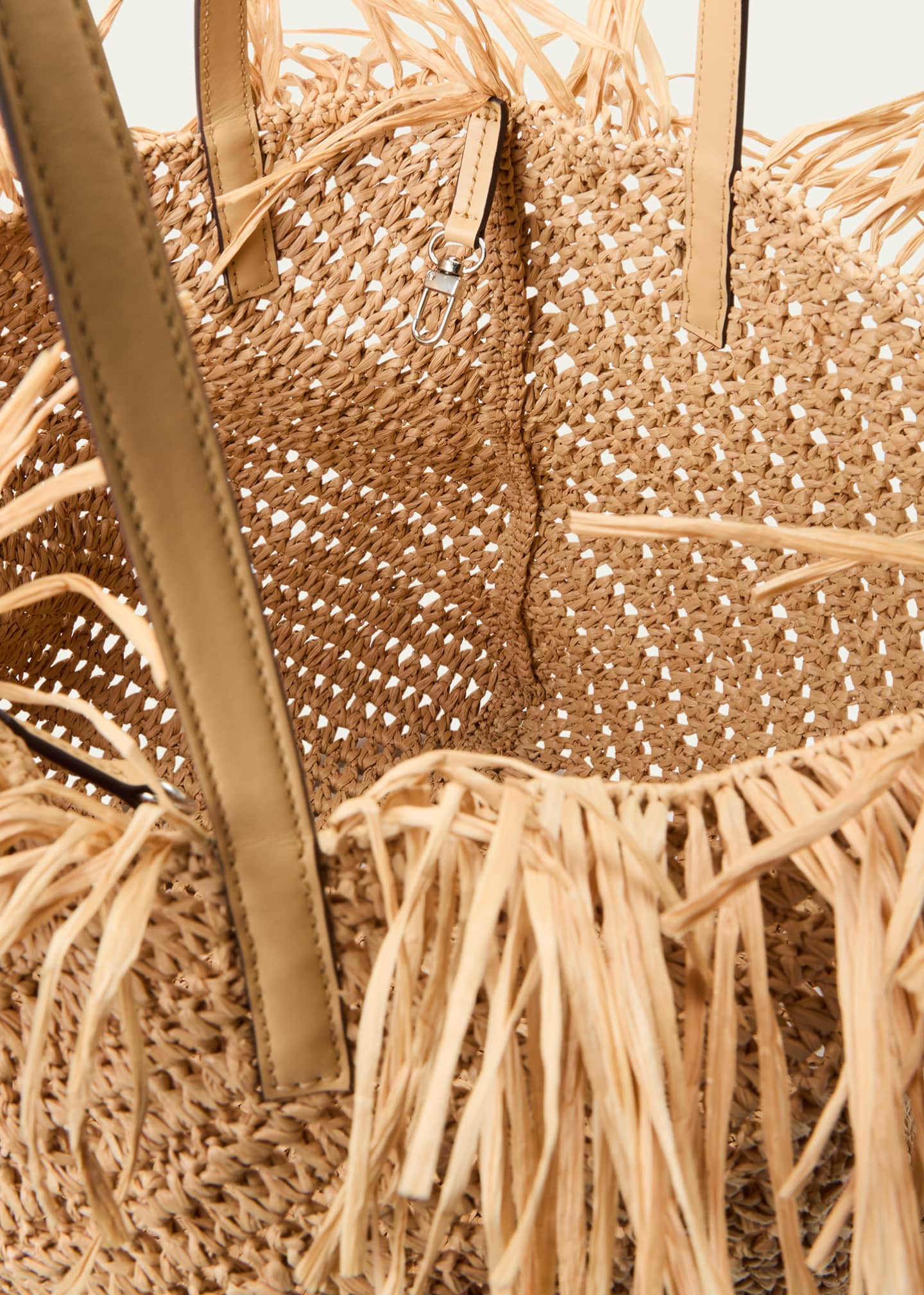 Oscar de la renta straw bag clearance