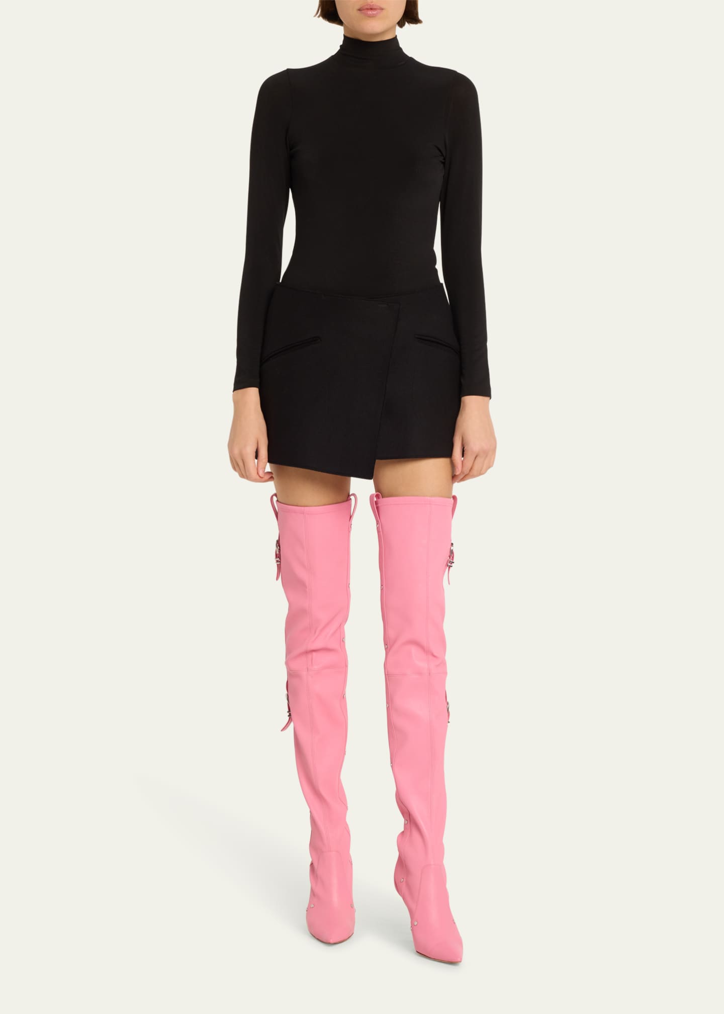 Stuart weitzman leather thigh high boots clearance
