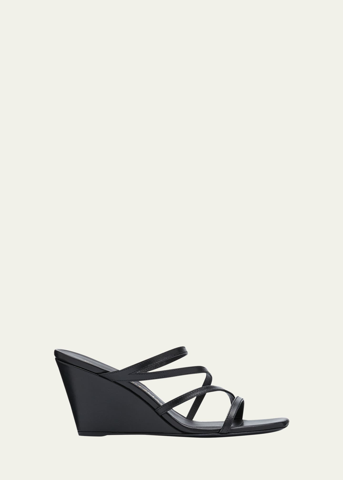 Stuart Weitzman Strapeze Four-Band Wedge Sandals Image 1 of 5