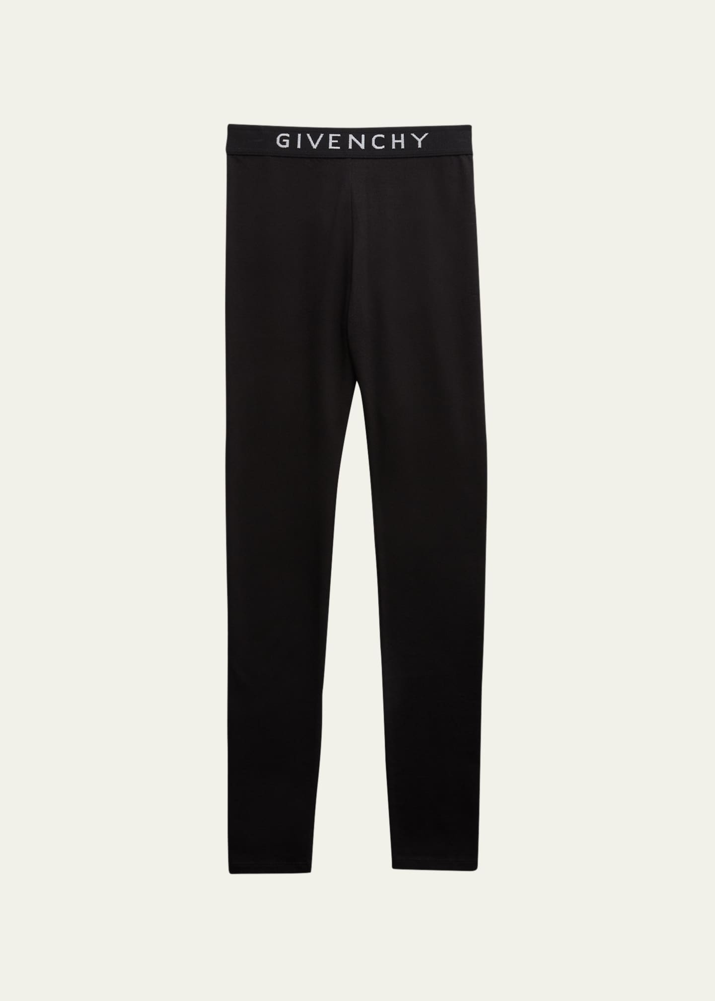 Givenchy Girl s Logo Tape Waistband Leggings Size 4 12 Bergdorf