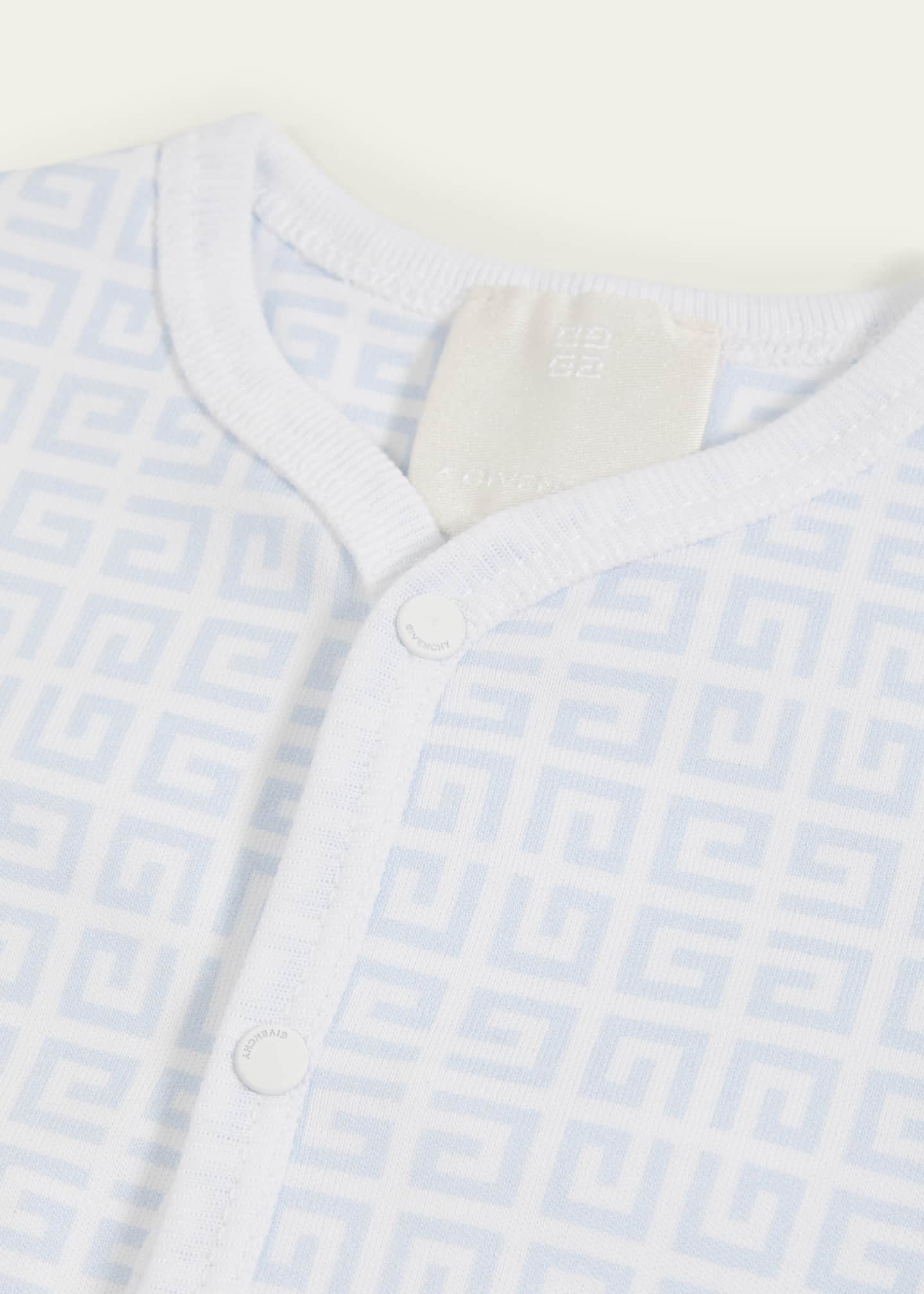 Givenchy Girl's Interlocked 4G Footie Pajamas, Size Newborn9M Bergdorf Goodman