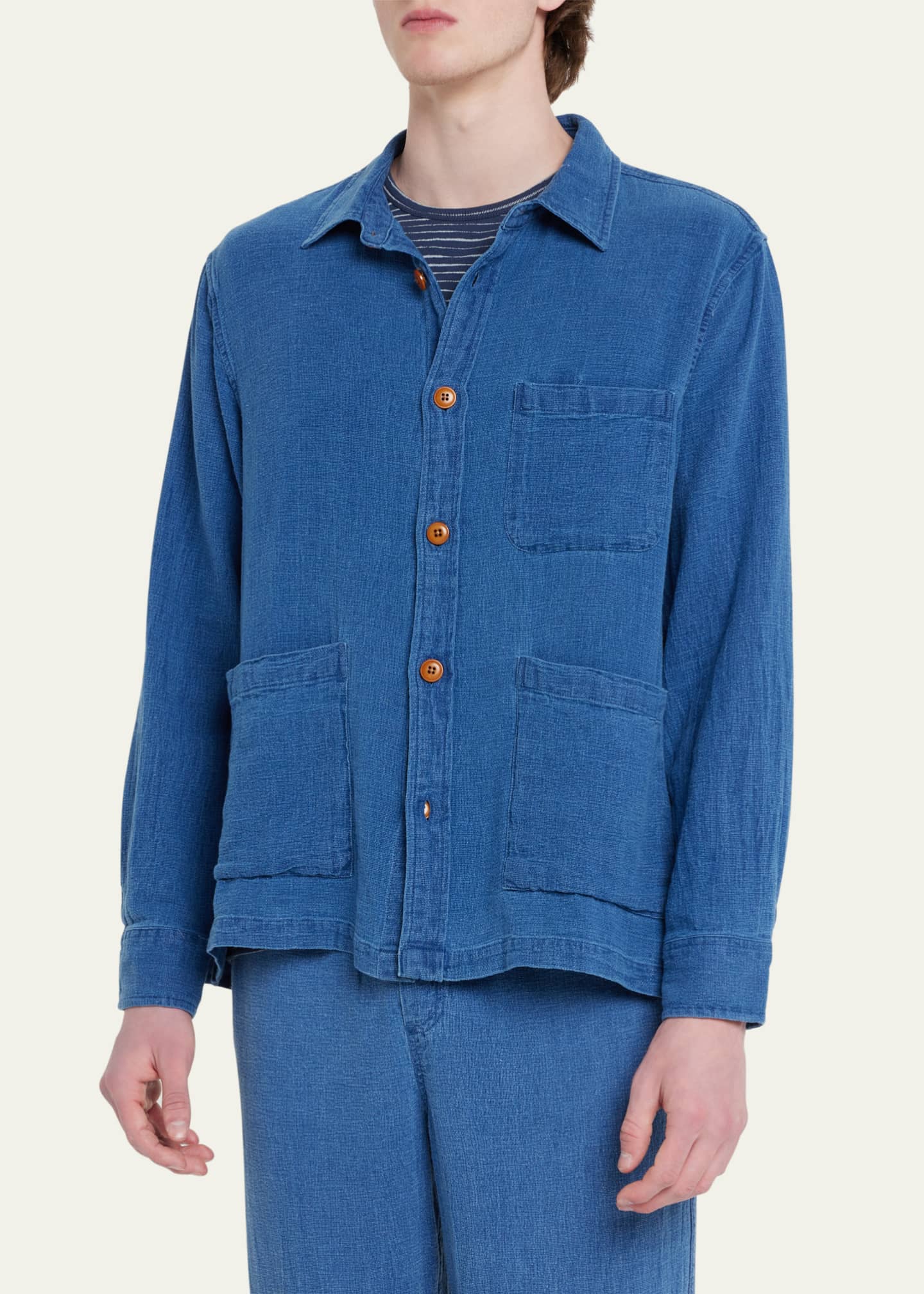 CORRIDOR Men's Washed Chore Jacket Bergdorf Goodman