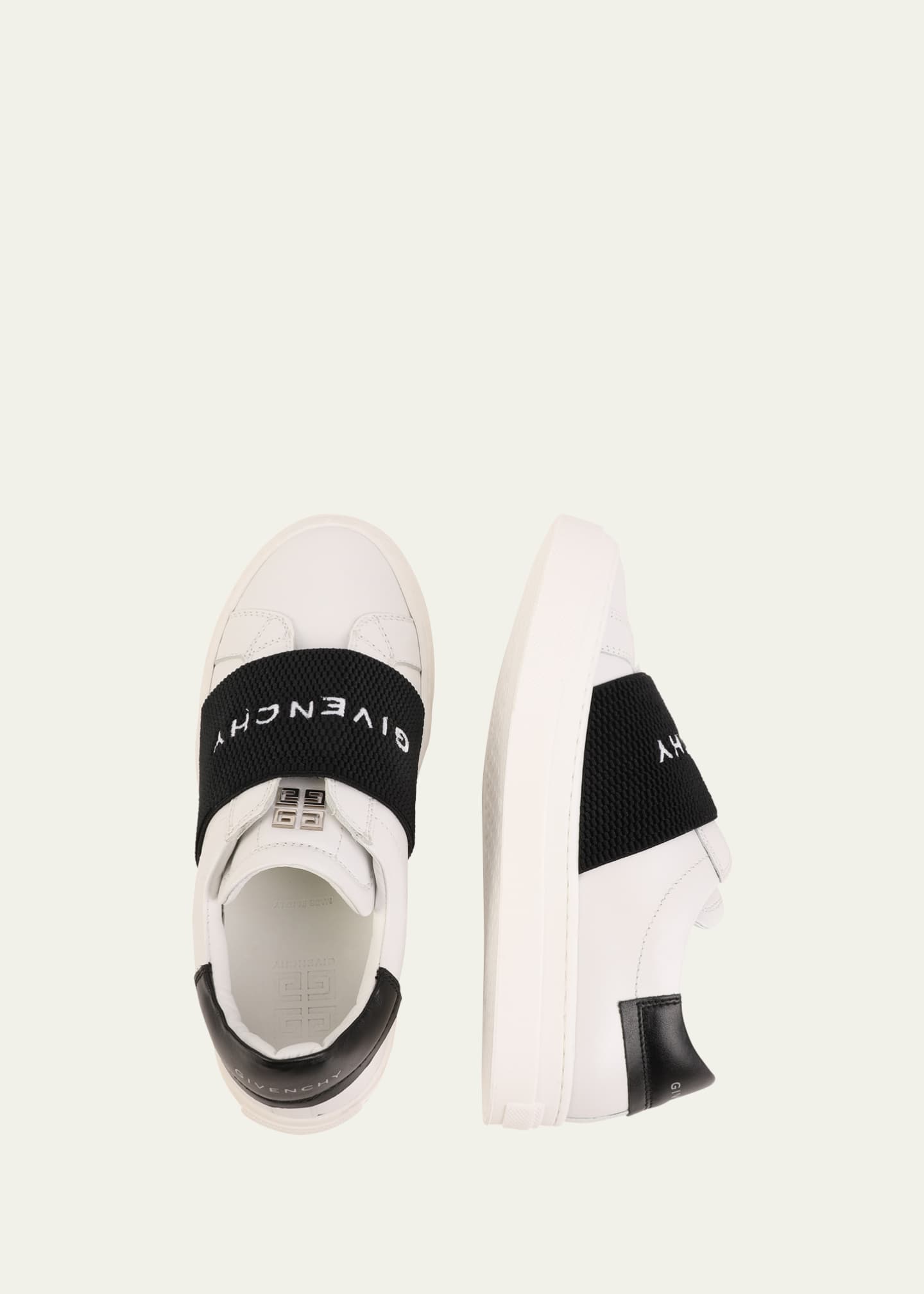 Leonardoda politik Planet Givenchy Kid's Logo Leather Slip-On Sneakers, Toddlers - Bergdorf Goodman