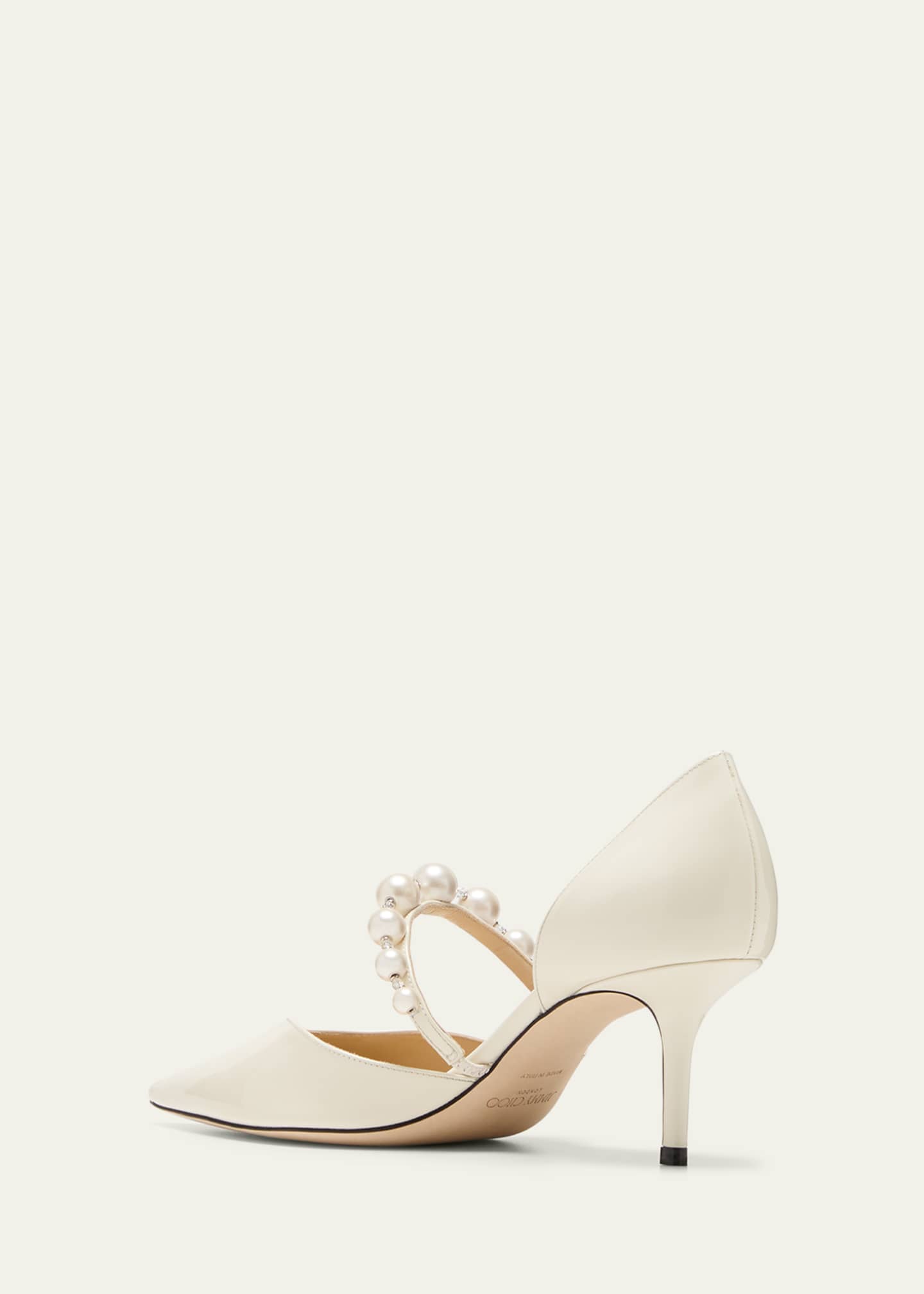 Jimmy Choo Aurelie d'Orsay Pearly Band Pumps Image 4 of 5