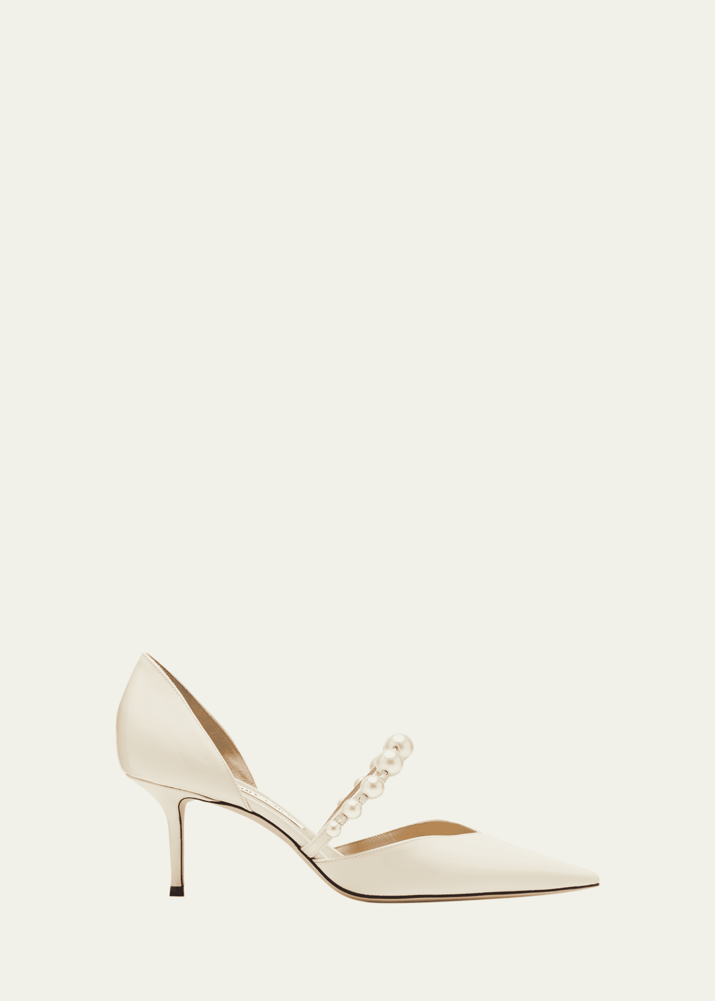 Jimmy Choo Aurelie d Orsay Pearly Band Pumps