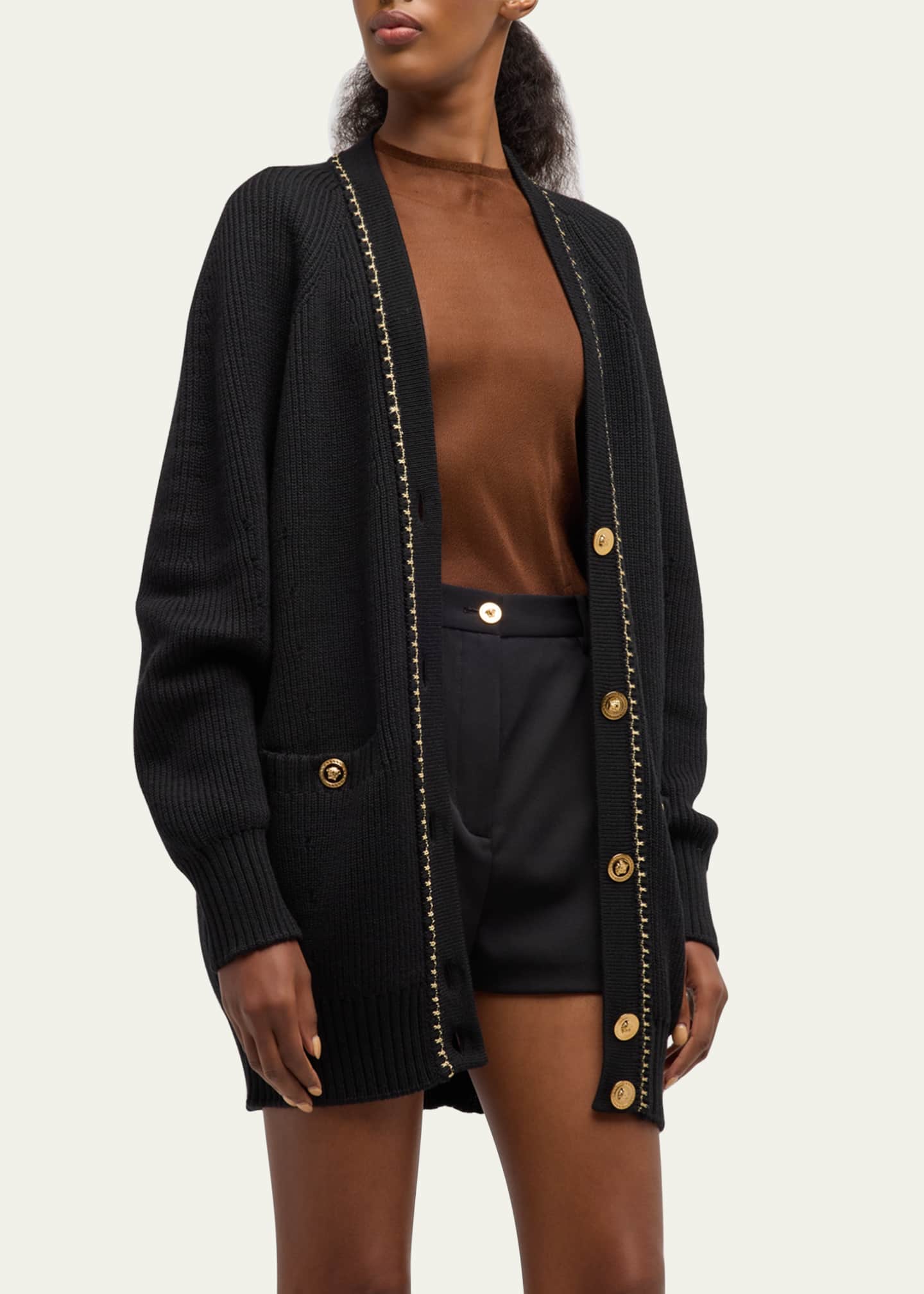 Versace wool cardigan