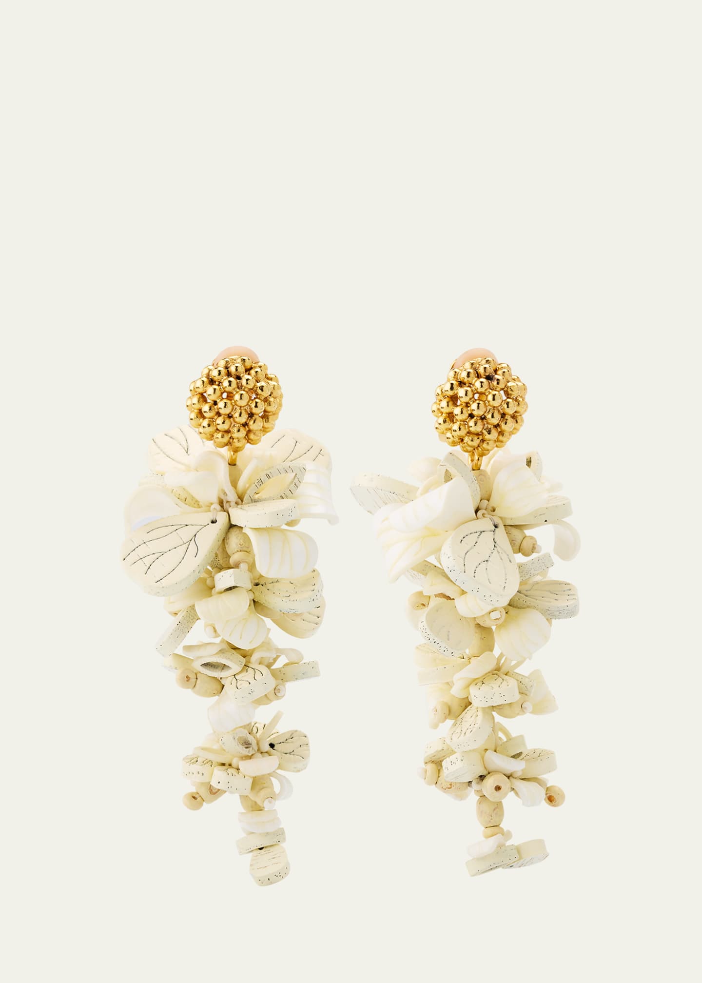 EVER FAITH Orecchini A Cerchio Dangle Colorati In Acrilico 5 Cm – 5-6 Coppie, Statement Foglia Tropicale, Per Donne E Ragazze - 4