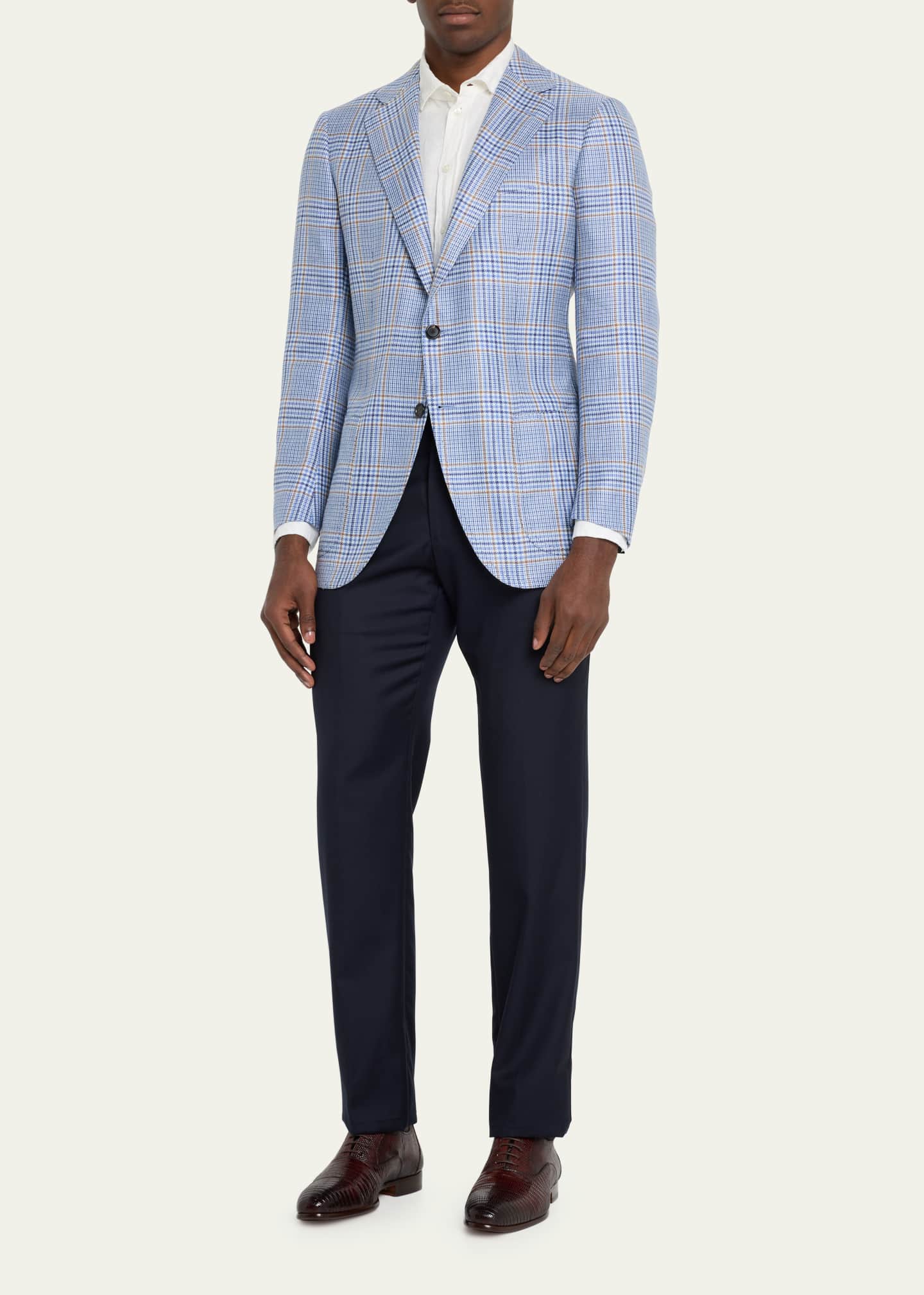 Magnanni Men's Vera Cap-Toe Lizard Oxfords Image 3 of 5