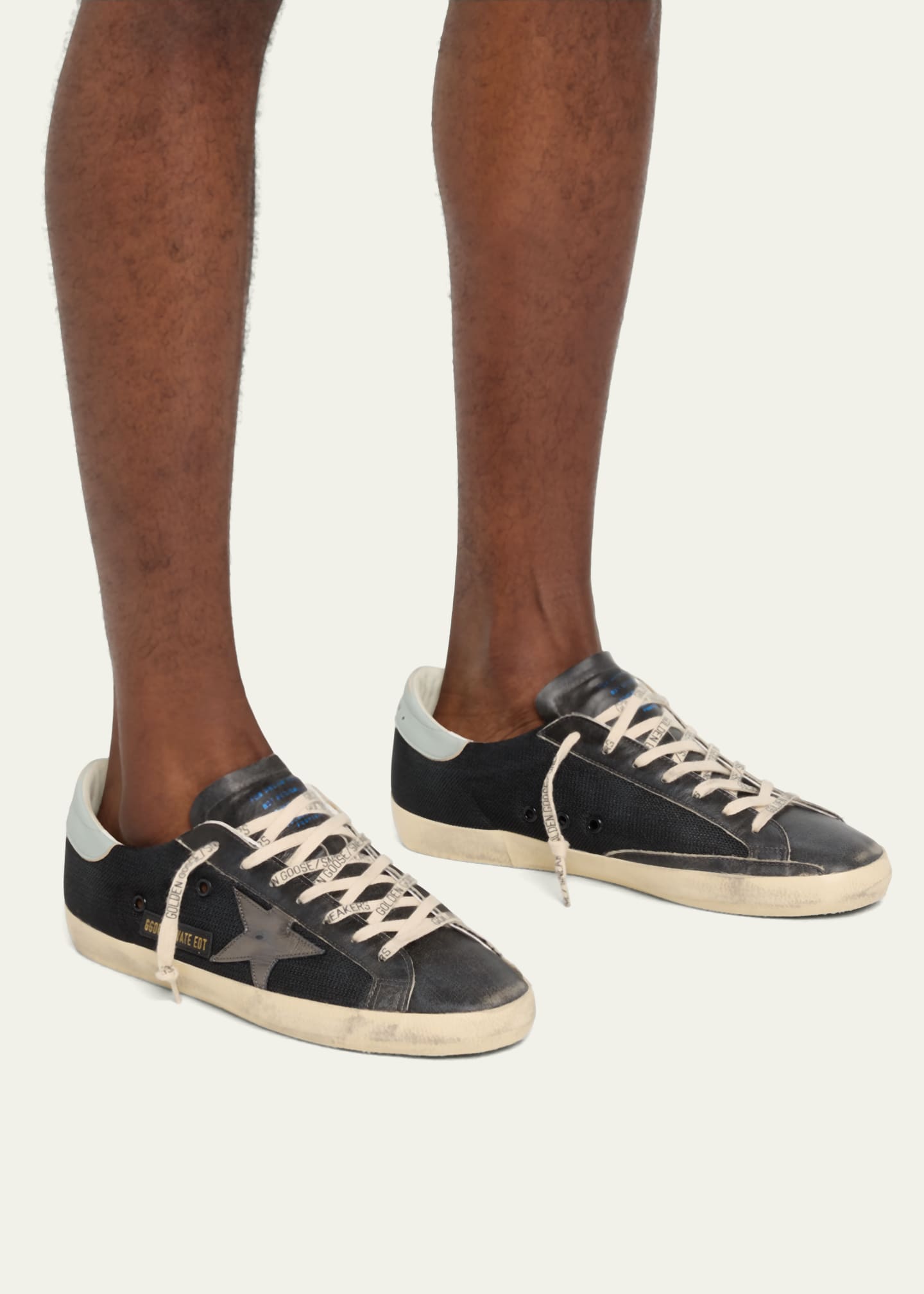 Golden Goose Men's Super-Star Leather Low-Top Sneakers - Bergdorf Goodman