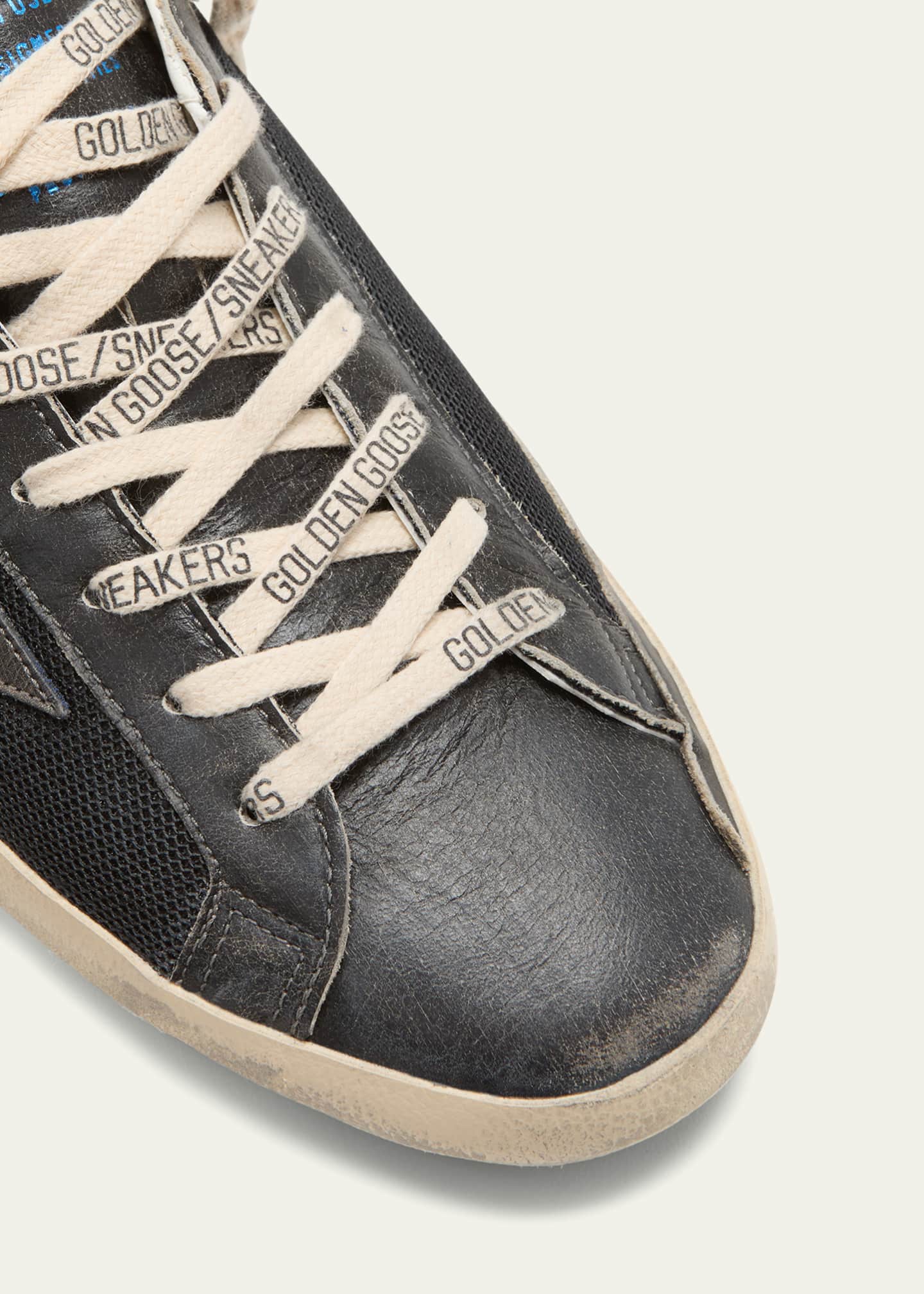 Golden Goose Men's Super-Star Leather Low-Top Sneakers