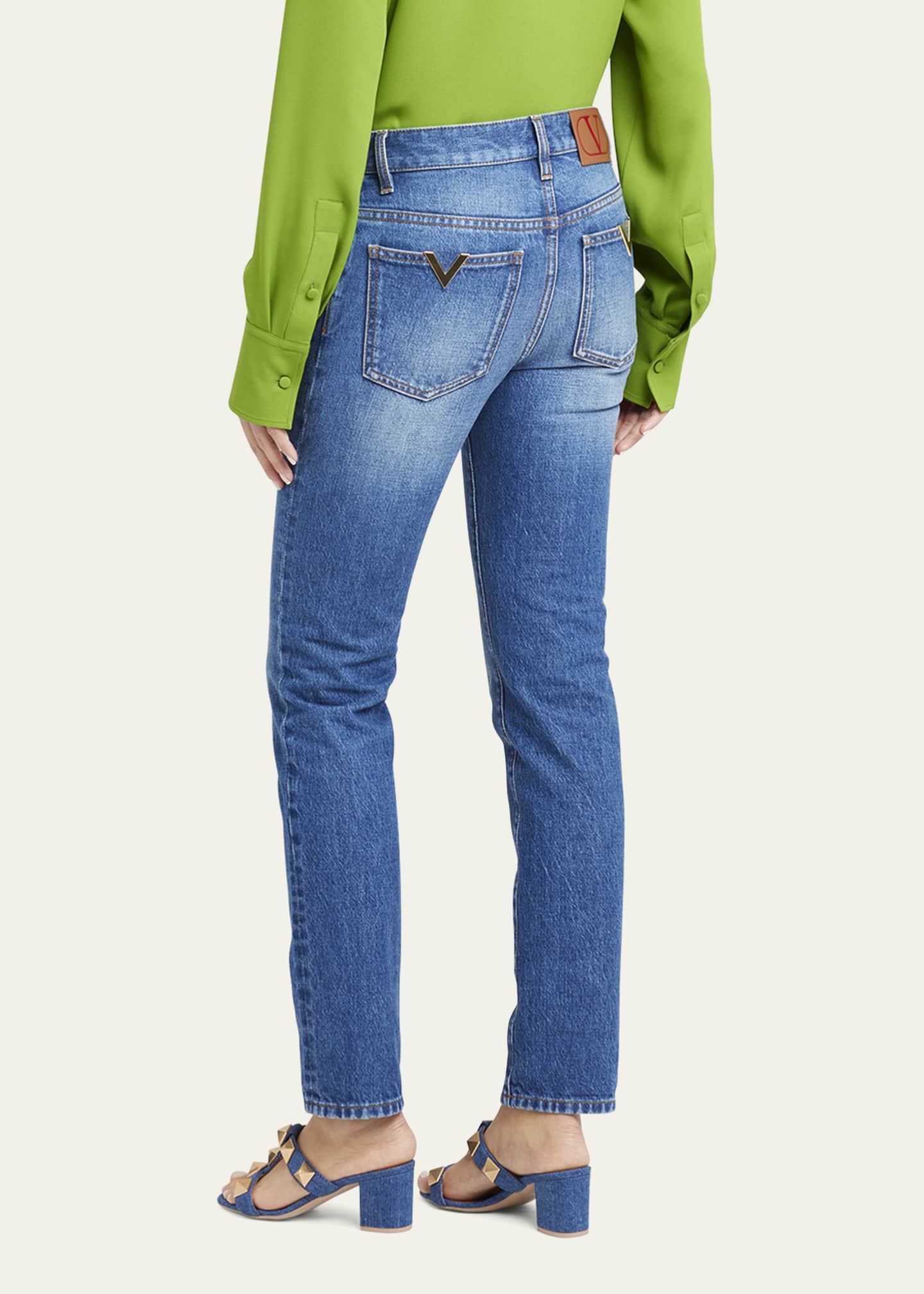 Valentino Garavani floral jeans Jeans main image 1