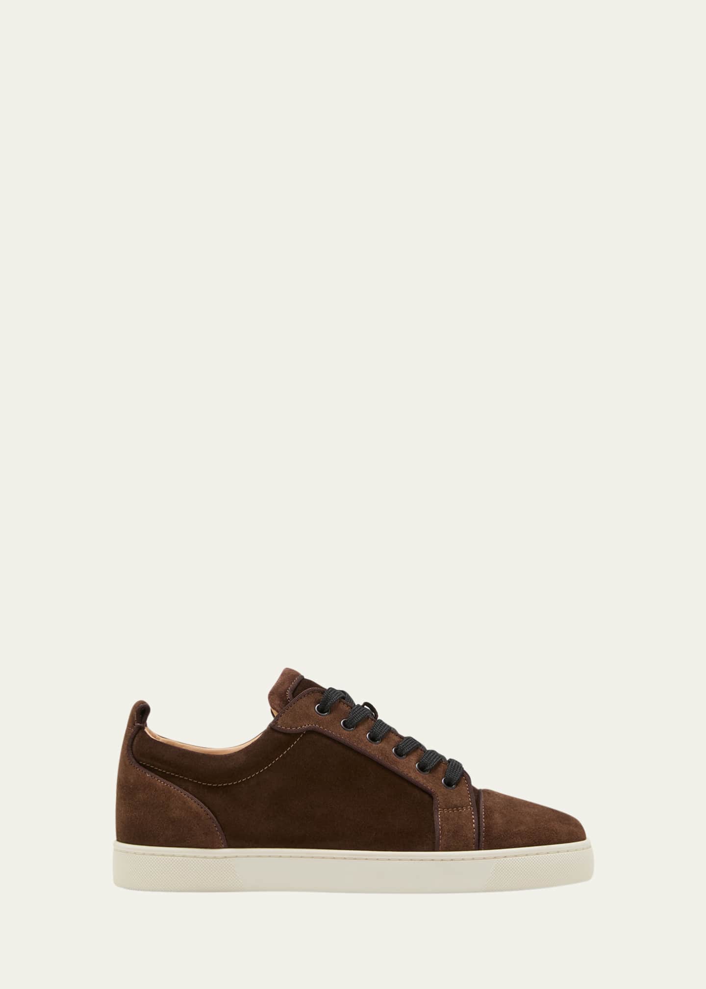 Christian Louboutin Louis Junior Leather Sneaker in Brown for Men
