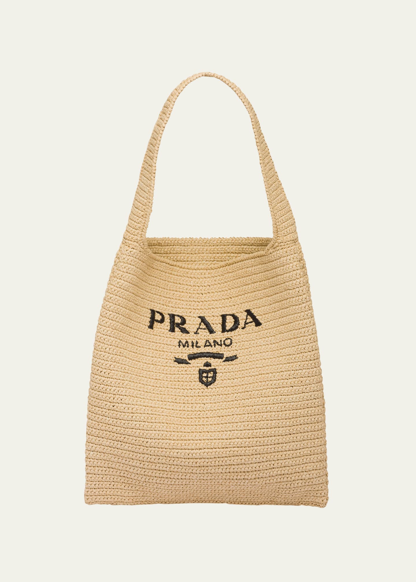 LARGE RAFIA TOTE BAG