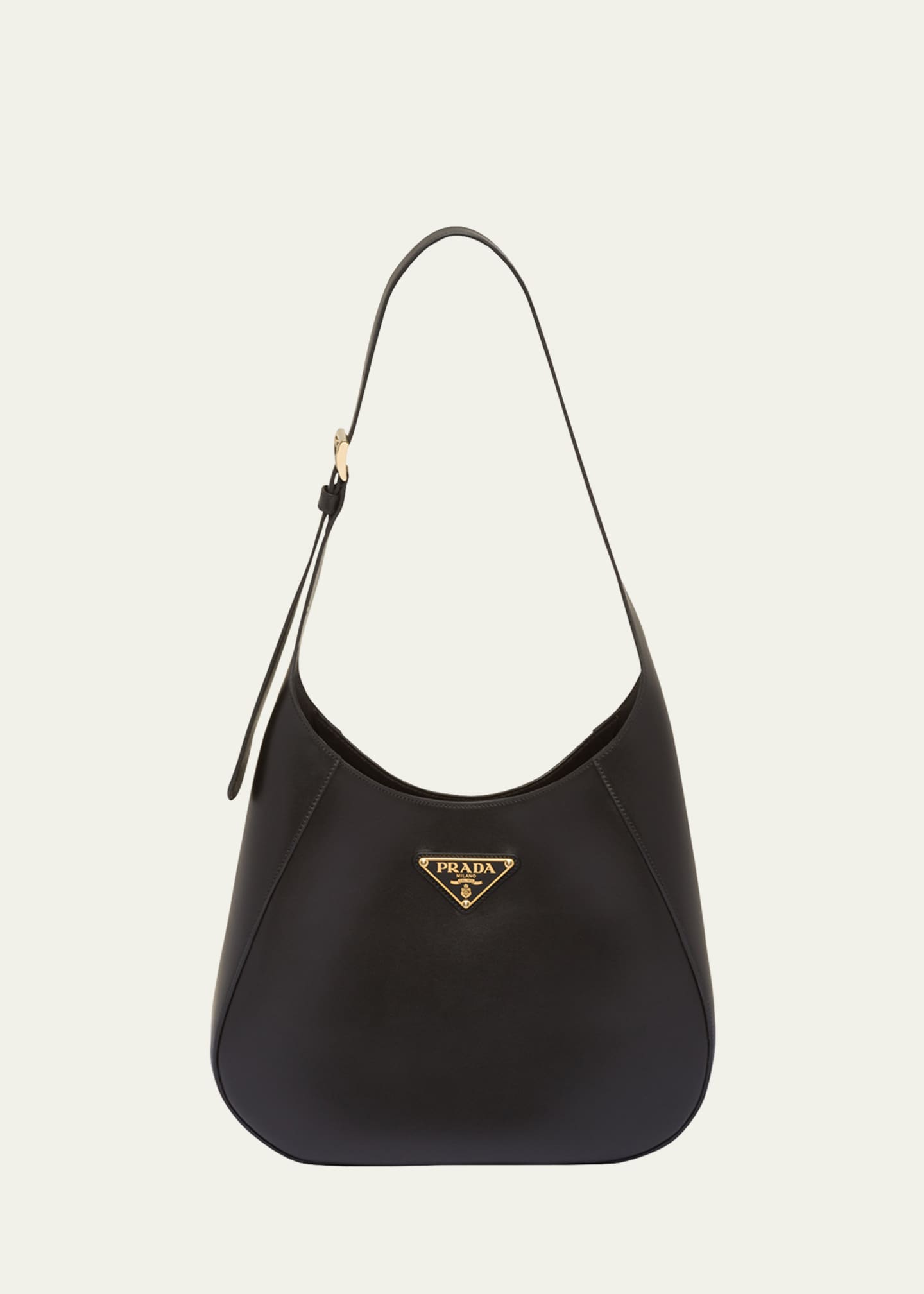 Prada City Calf Leather Hobo Bag - Bergdorf Goodman