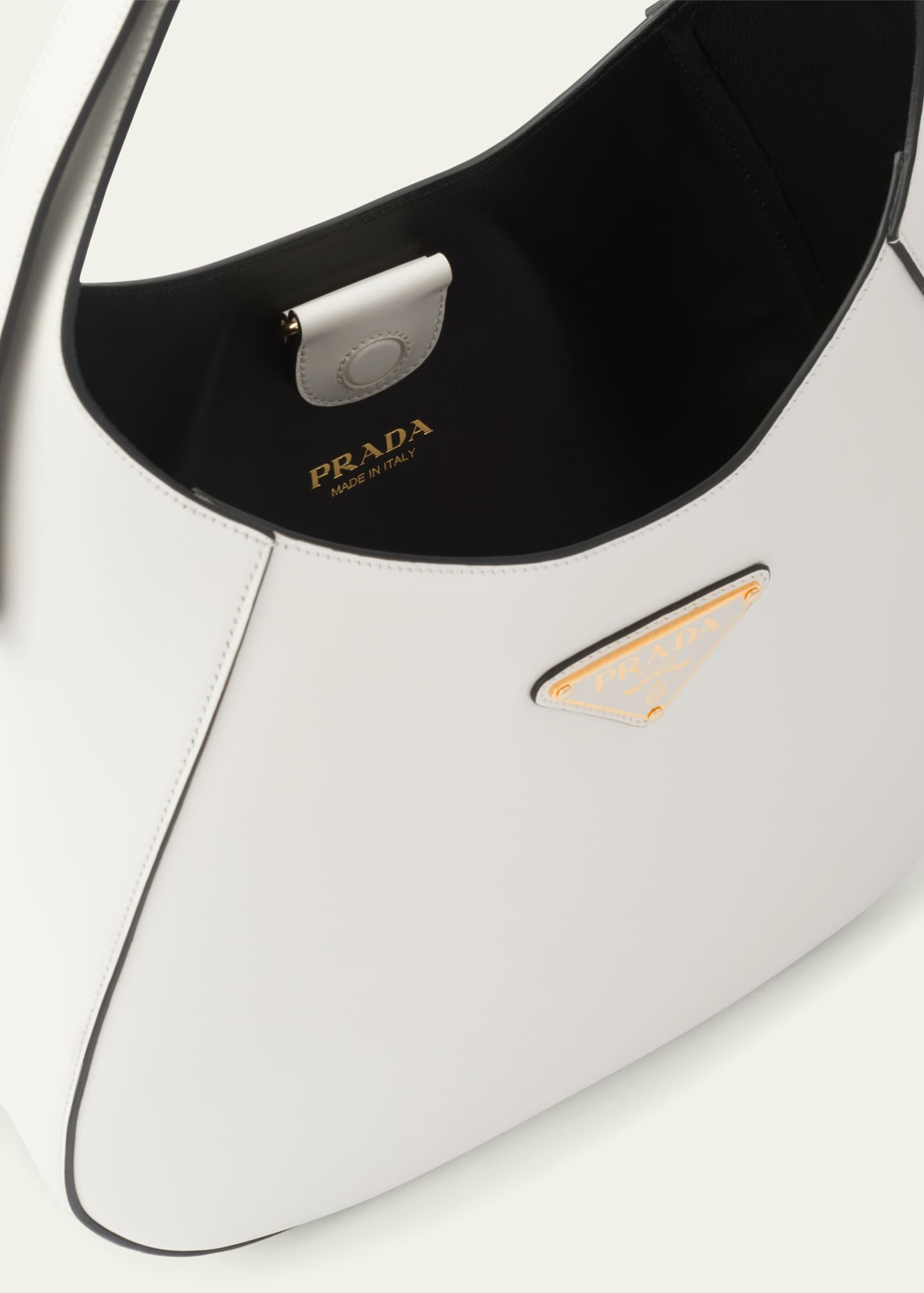 Prada City Calf Leather Hobo Bag Image 2 of 2
