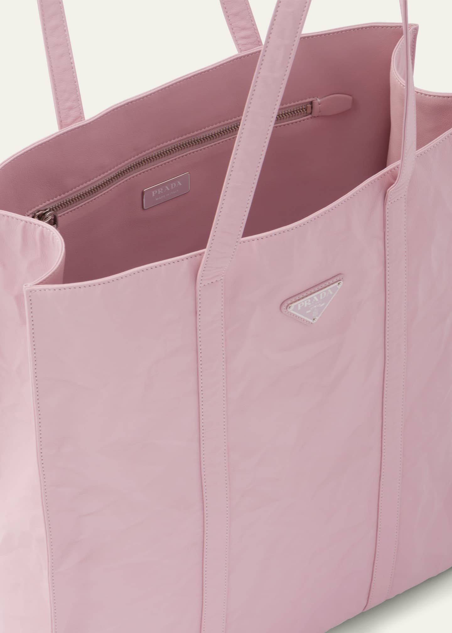 prada pink tote bag