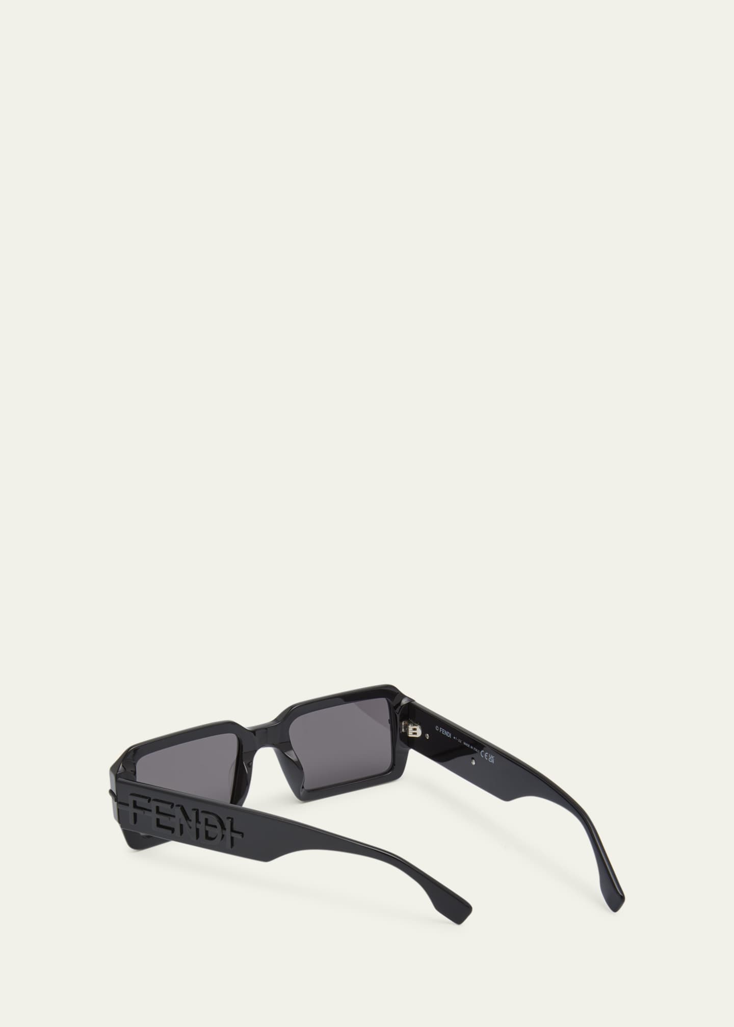 Fendi O'lock Acetate Rectangle Sunglasses Image 3 of 5
