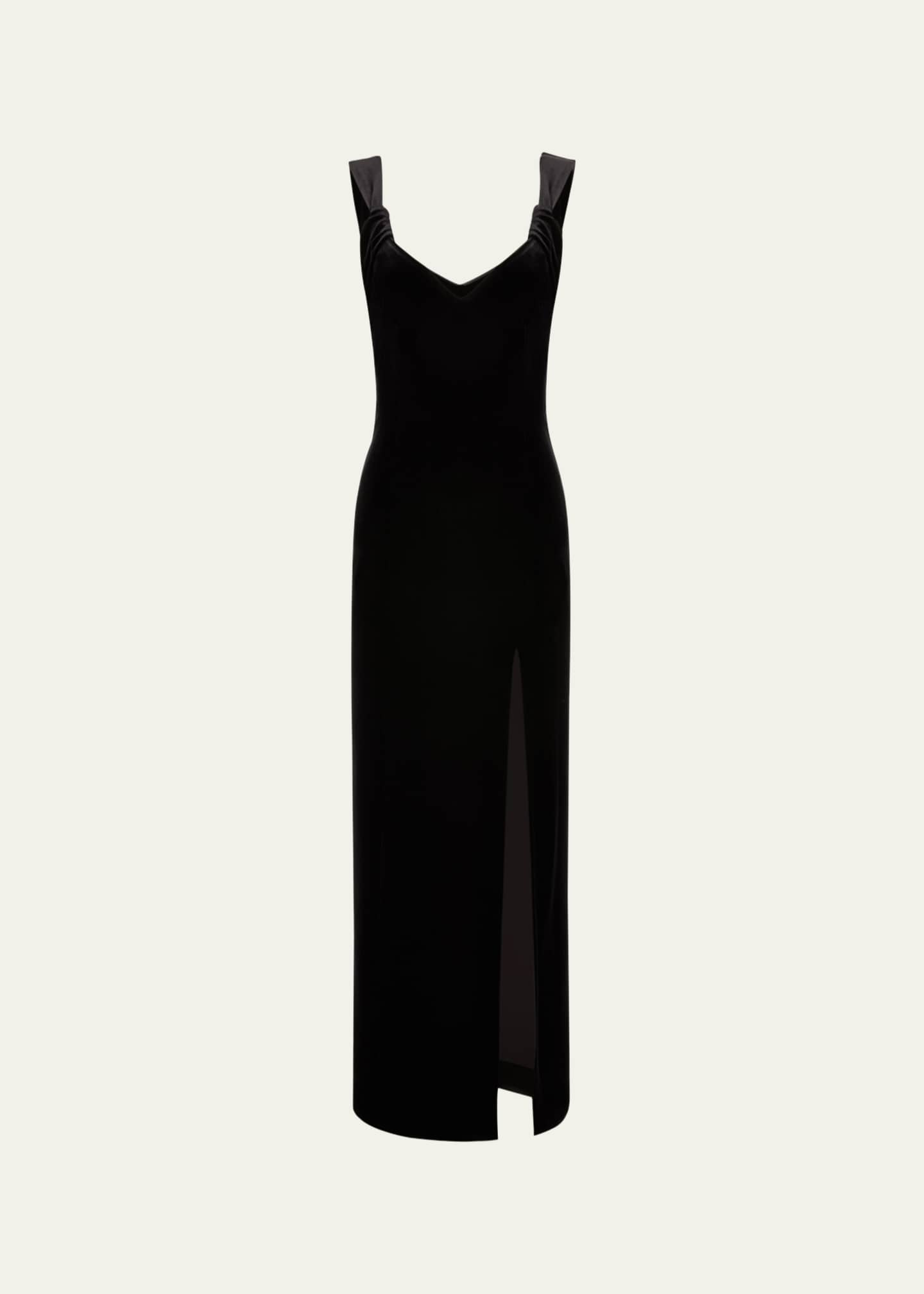 Galvan velvet dress discount