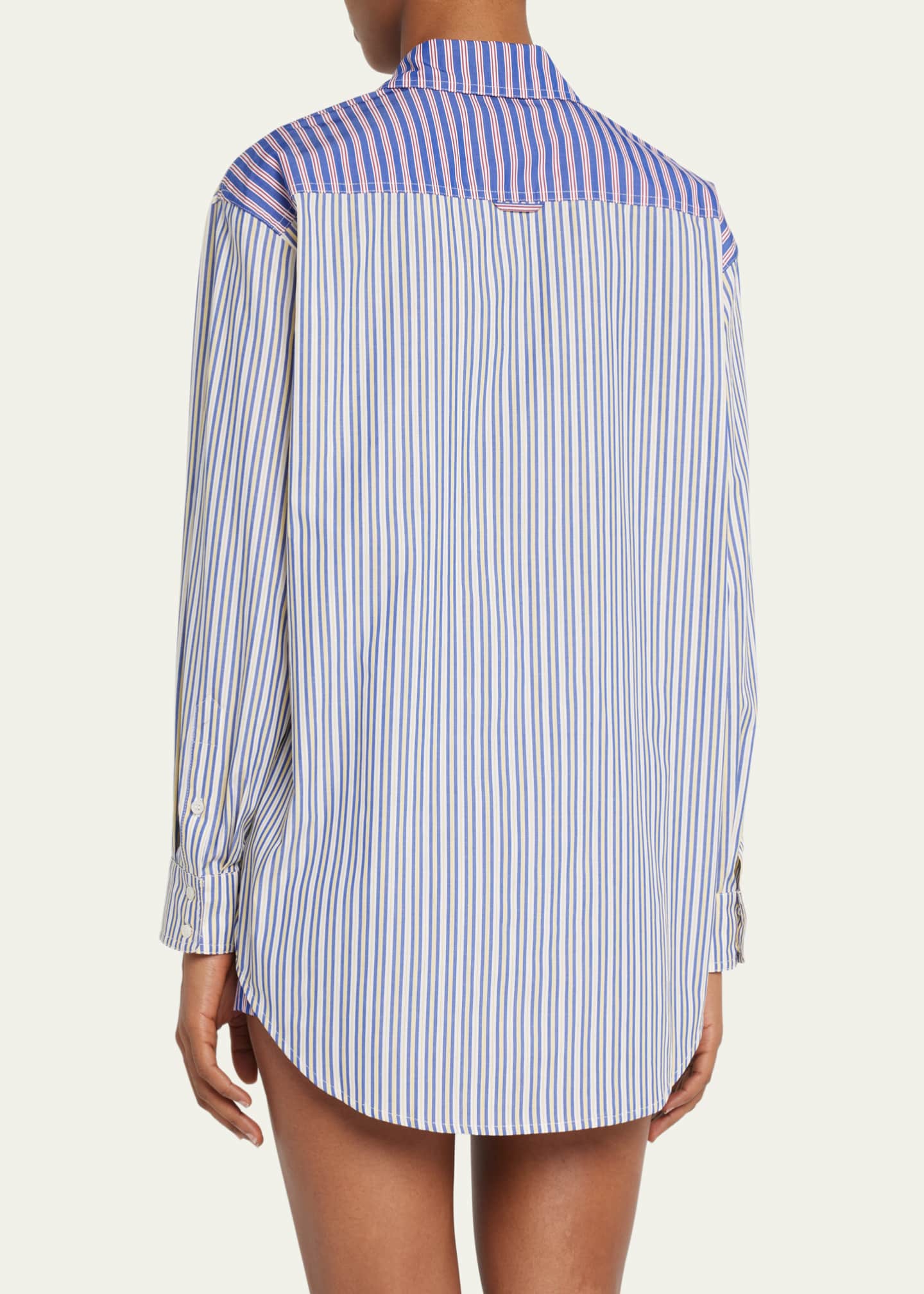 Solid and Striped The Oxford Striped Tunic Bergdorf Goodman