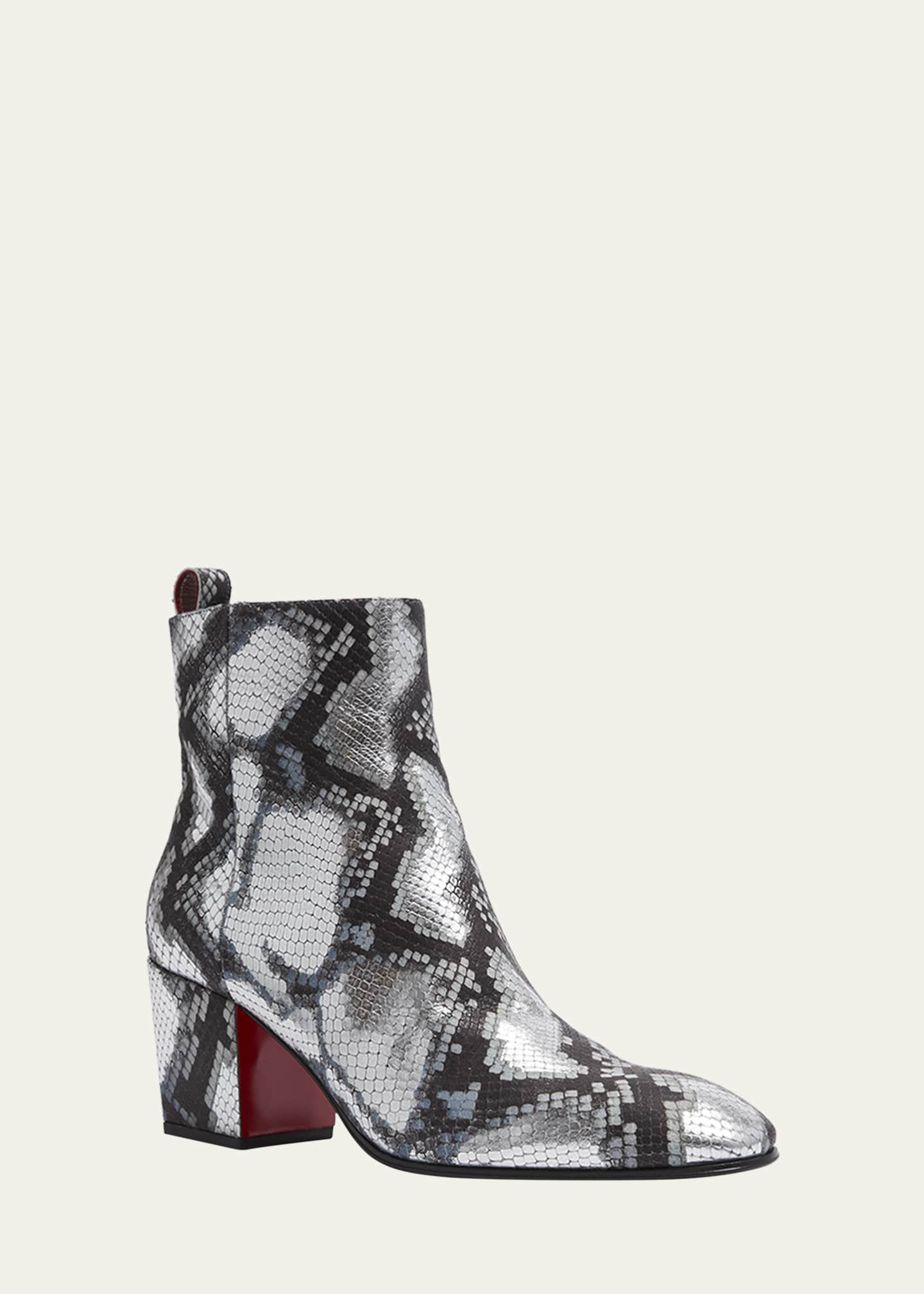 Snakeskin christian louboutin mens discount