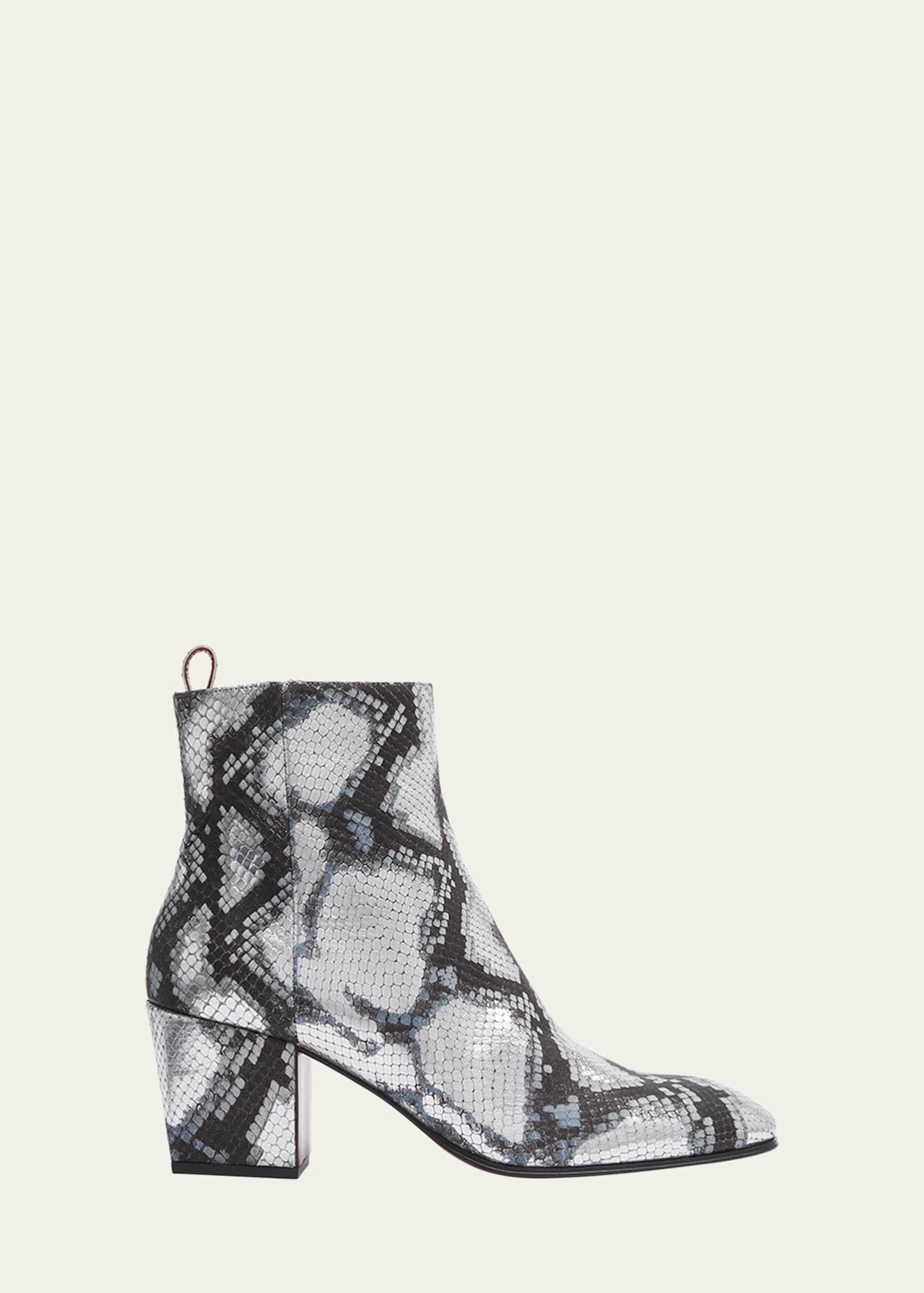 Mens louboutin studded new arrivals boots