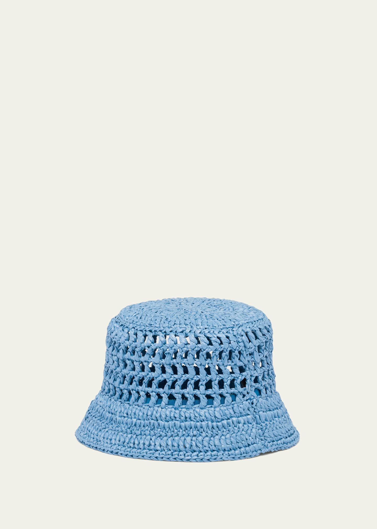 Baby blue sales prada bucket hat