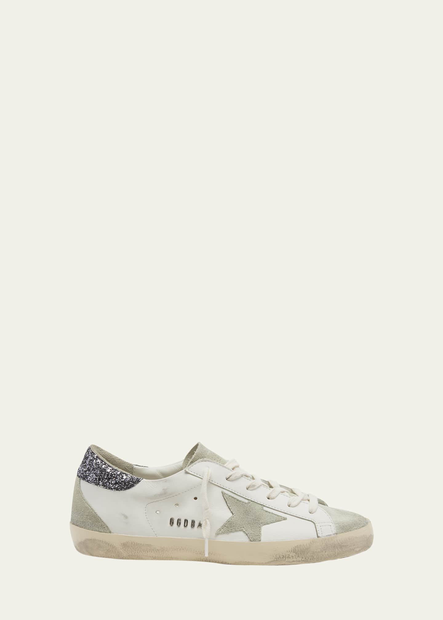 Golden Goose Superstar Mixed Leather Low-Top Sneakers Image 1 of 3