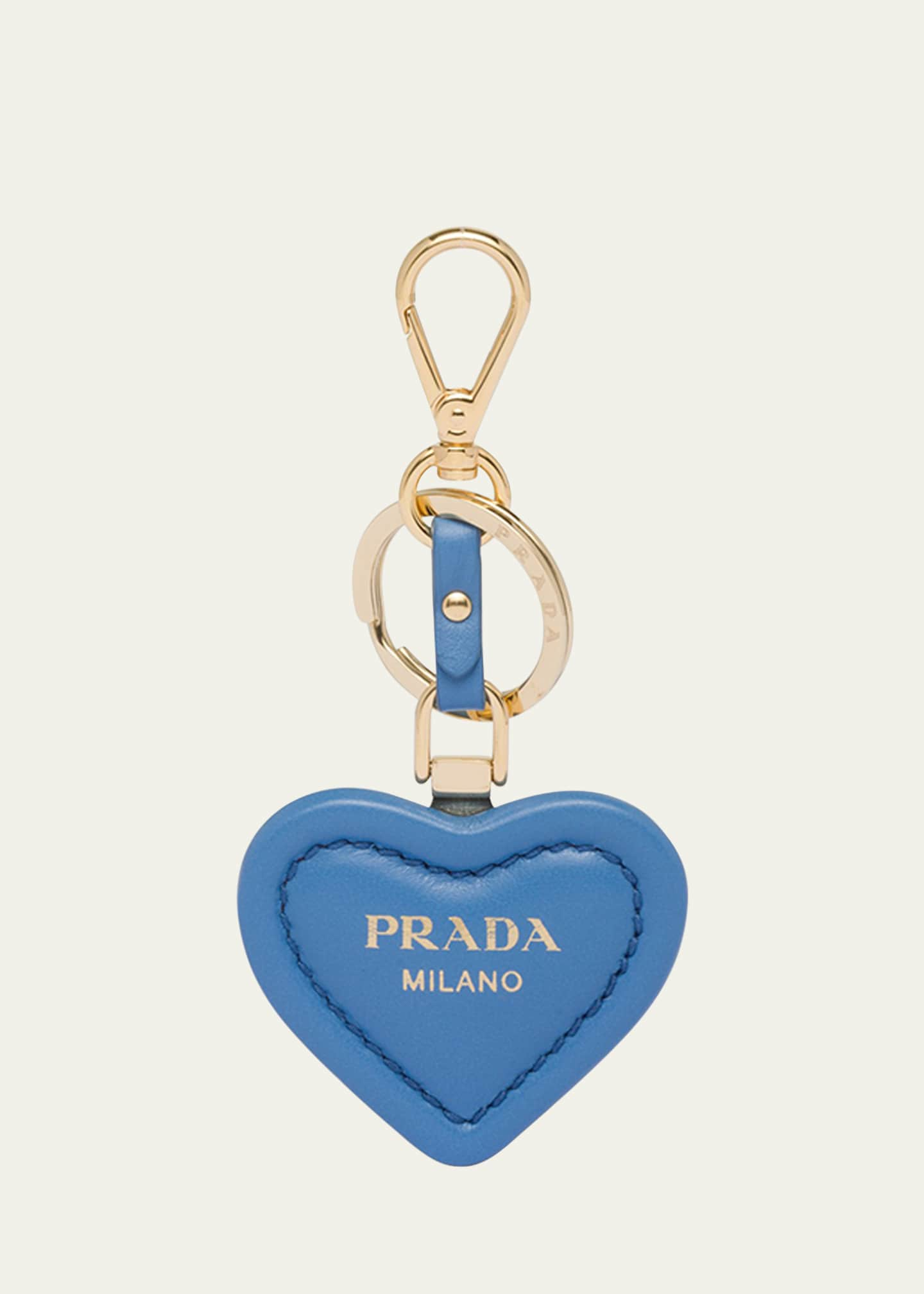 Prada Gold & Black Scottish Dog Keychain Or Bagchain