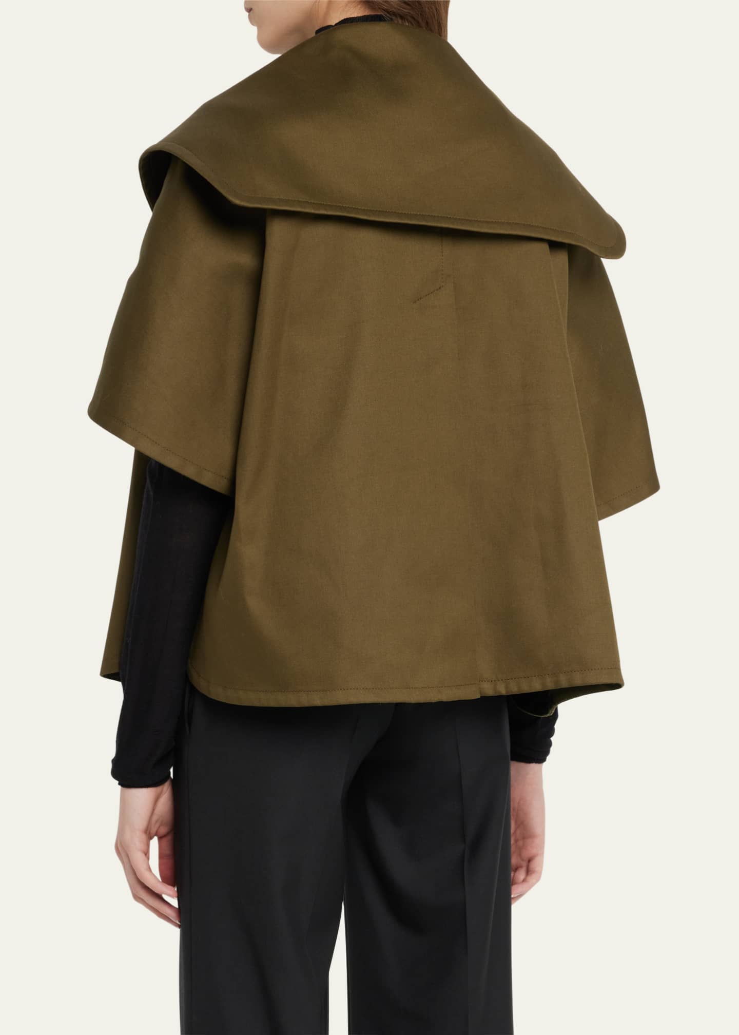 【関税&送料込】Max Mara Cotton Gabardine Sigfrid Cape Cotton gabardine Sigfrid cape MAX MARA - Nugnes1920