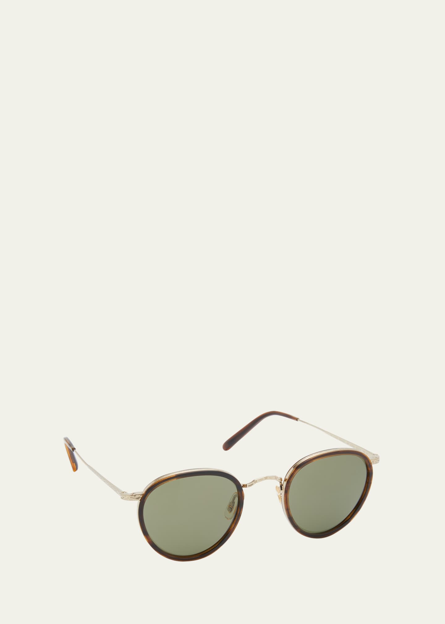 Oliver Peoples Men's MP2 Round Metal Sunglasses Bergdorf Goodman