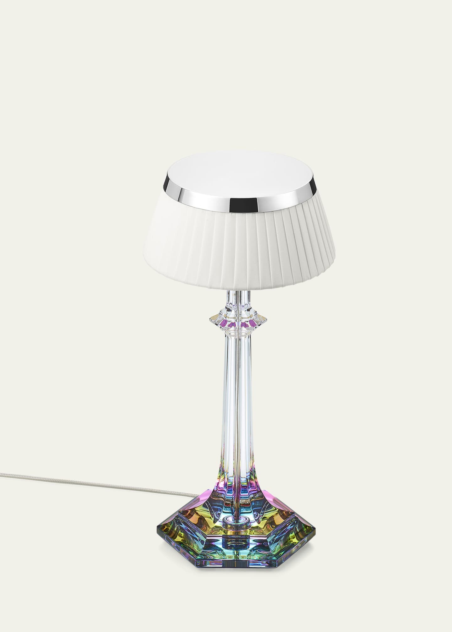 Baccarat Bon Jour Versailles Iridescent Lamp, 10.5" Image 2 of 2
