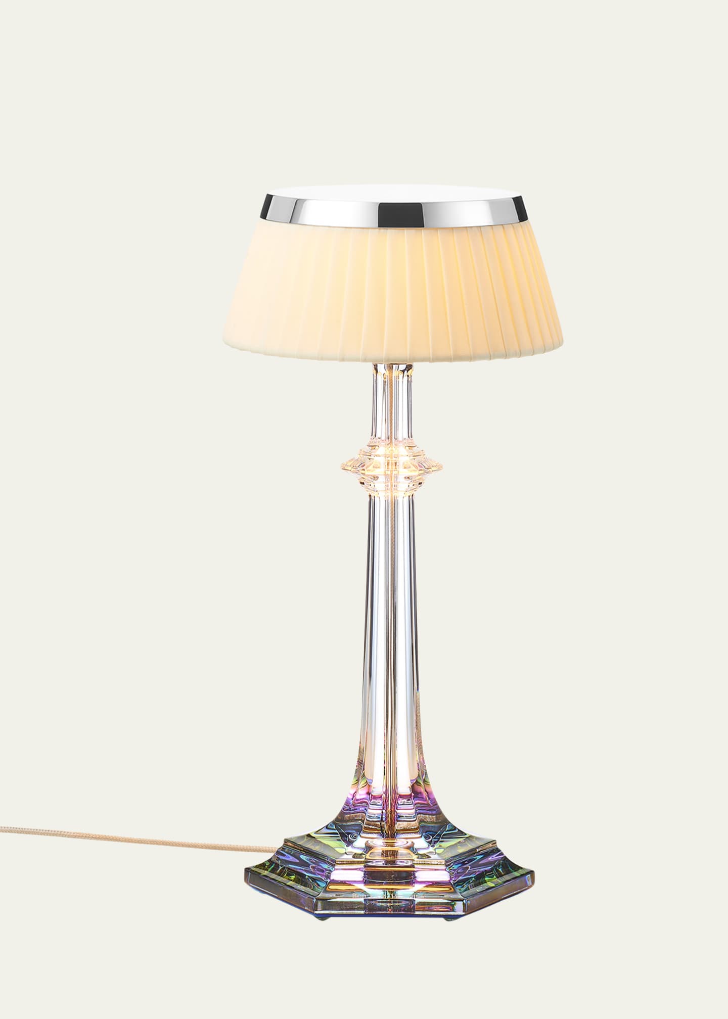 Baccarat Bon Jour Versailles Iridescent Lamp, 10.5" Image 1 of 2