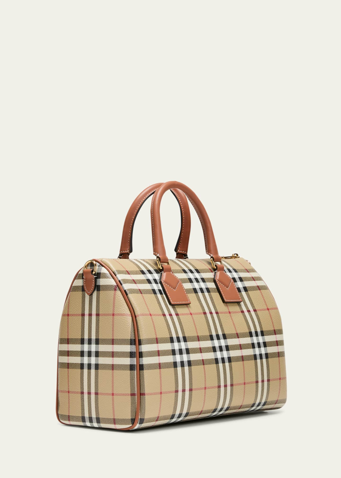 BURBERRY London Check Messenger Bag. T-03-2.