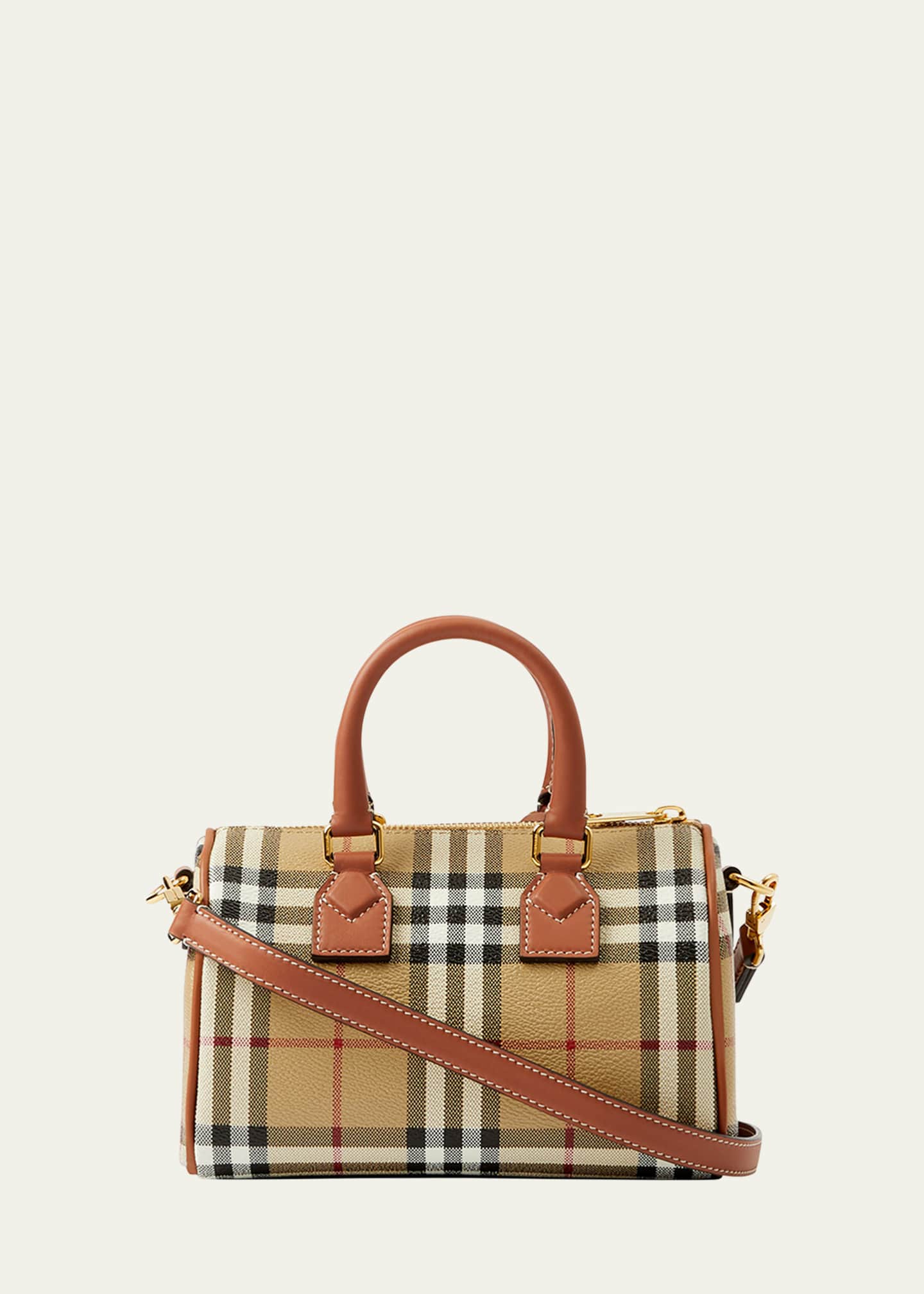 Burberry Check Bowling Shoulder Bag Image 6 of 7
