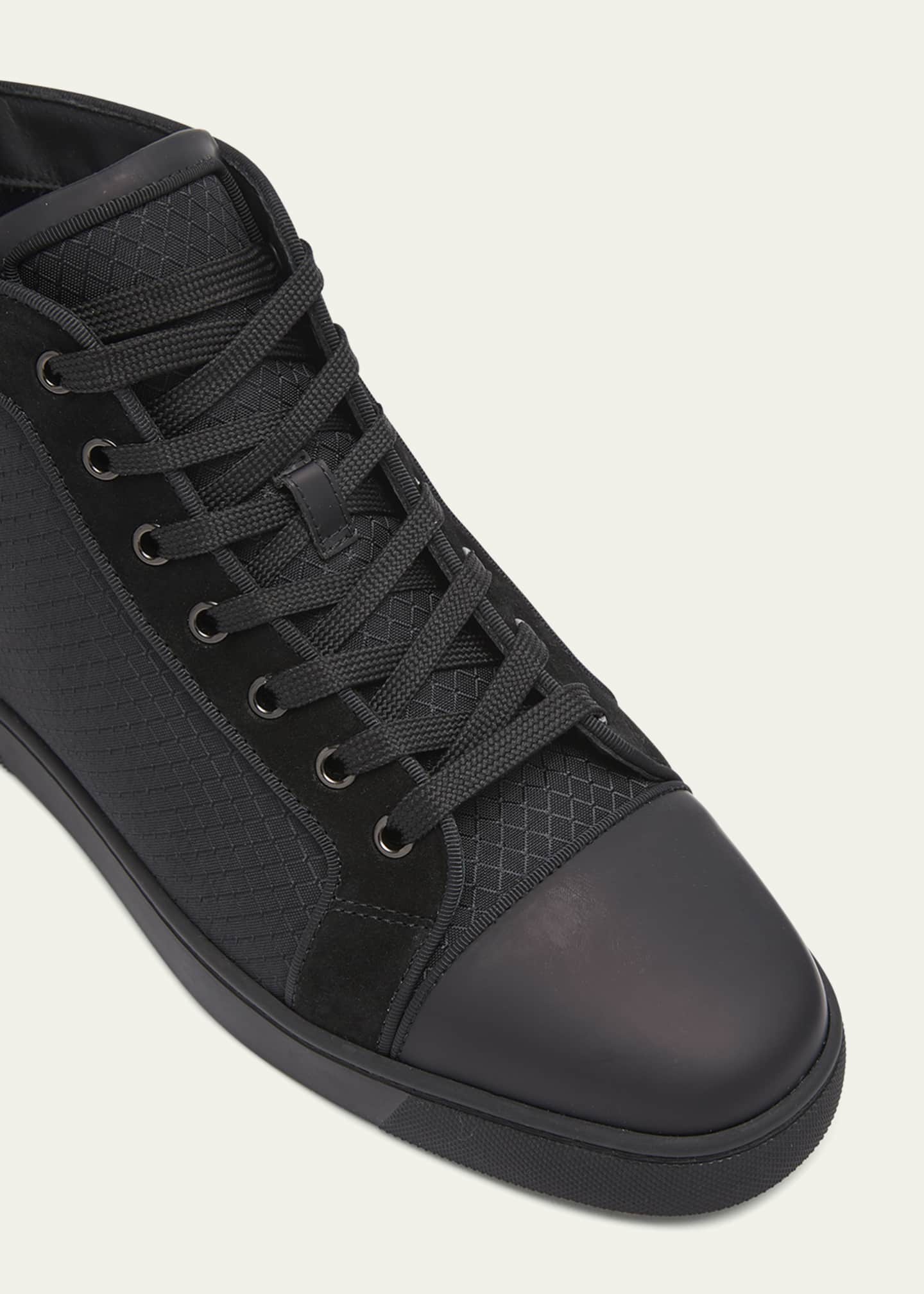 Christian Louboutin Men s Louis Orlato Tonal Textile High Top