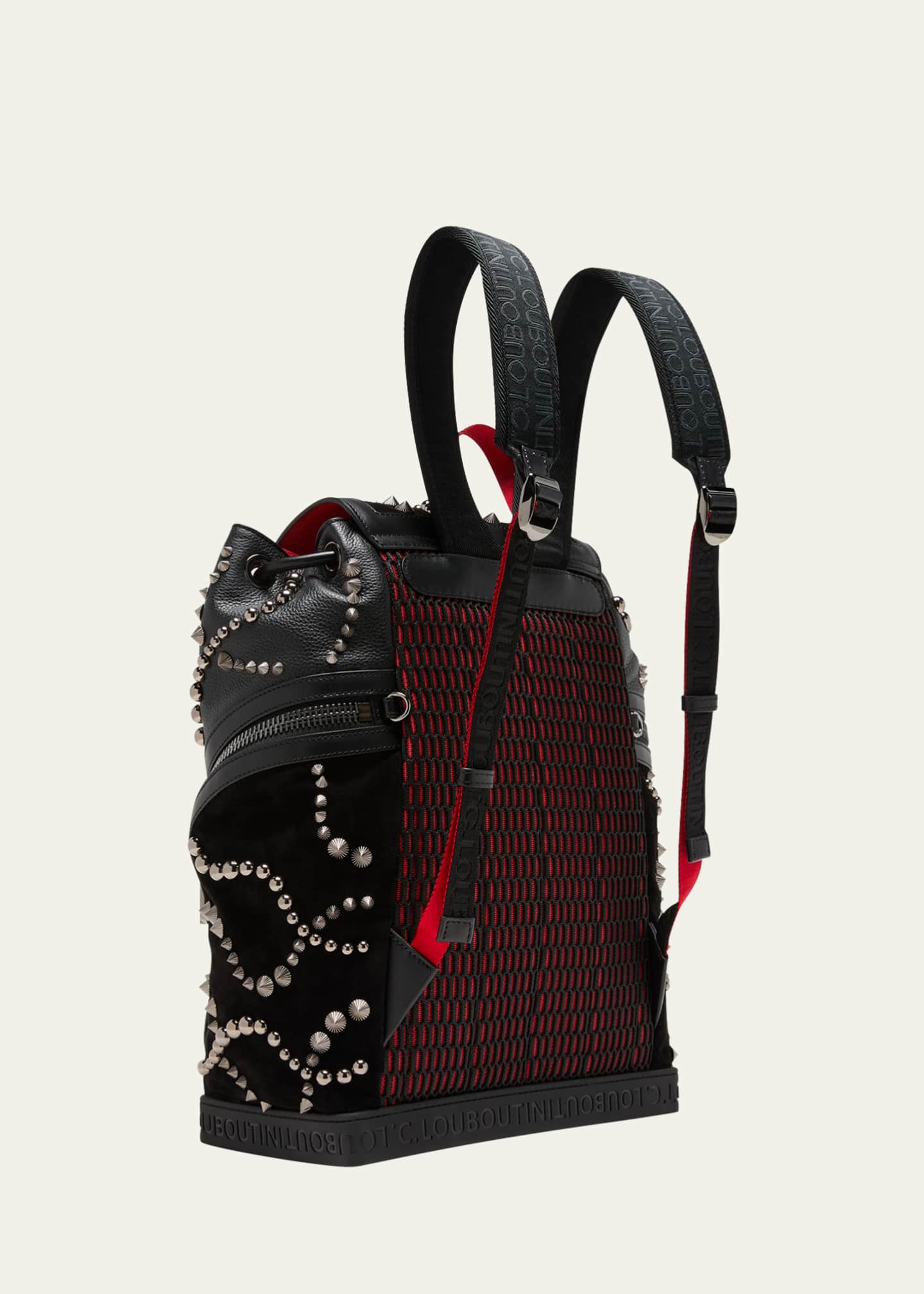 Christian Louboutin Explorafunk Studded Leather Backpack