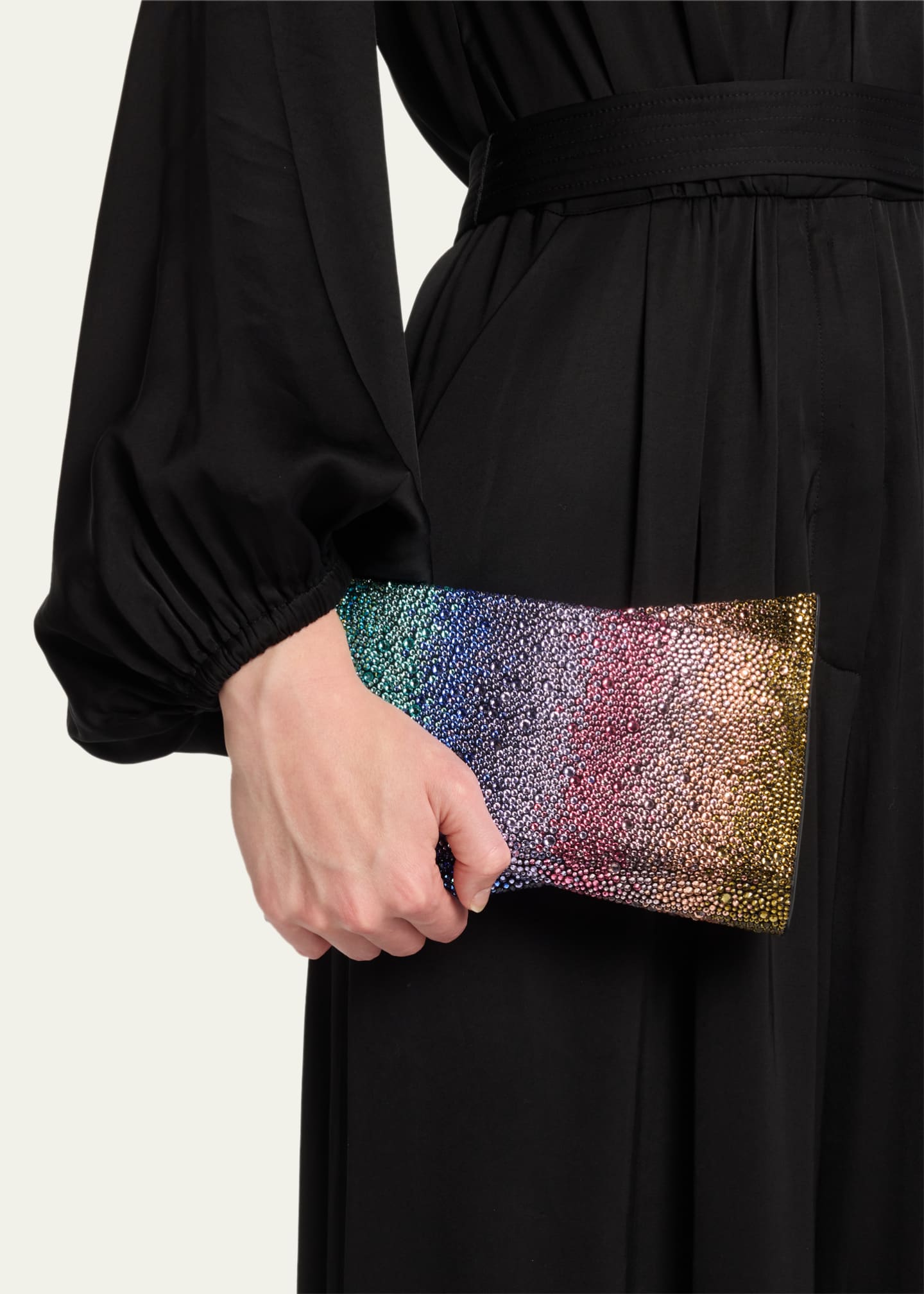 Christian louboutin online rainbow clutch