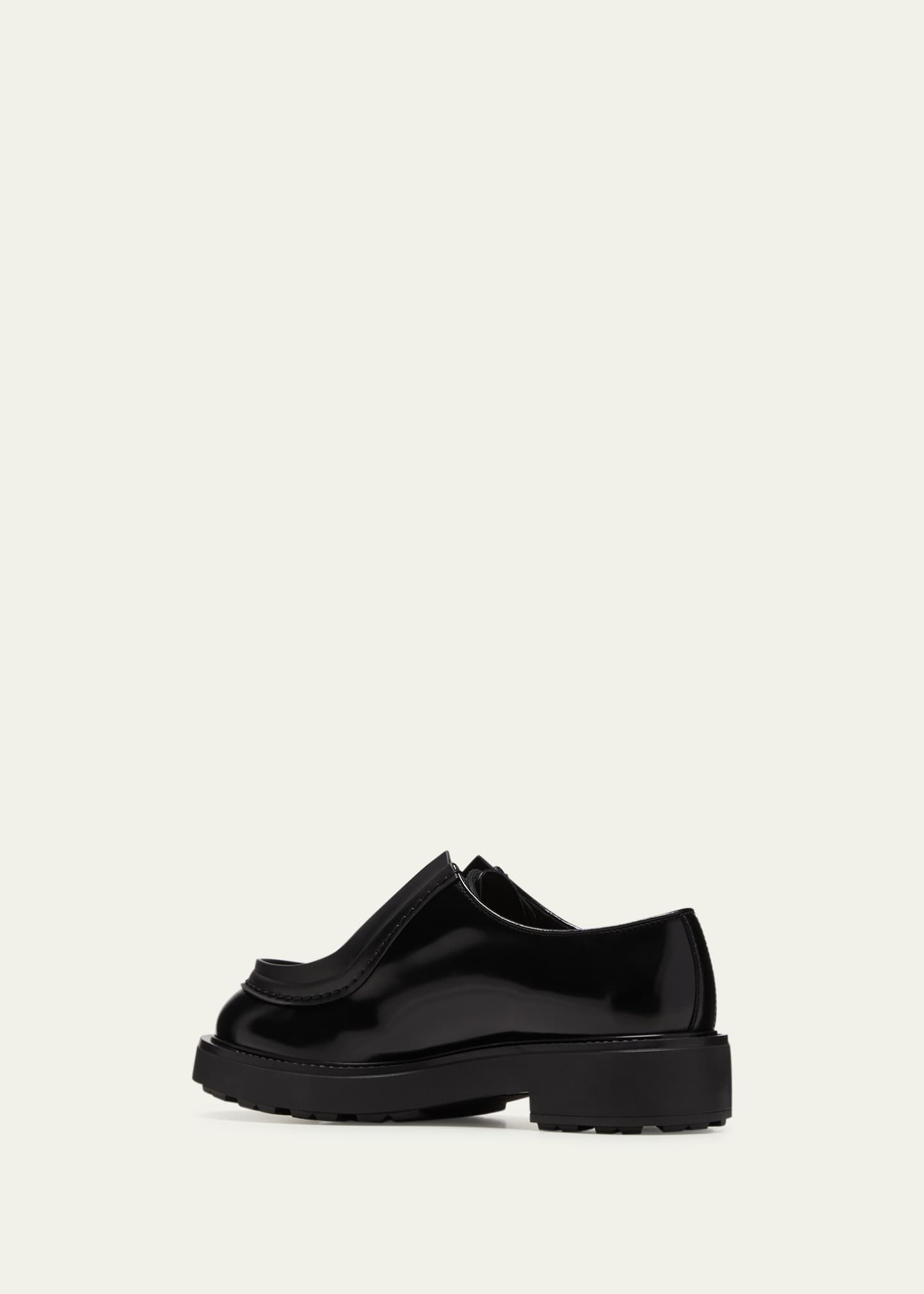 Prada Men s DIAPASON Spazz Wallabee Raised Rubber Edge Lace Up