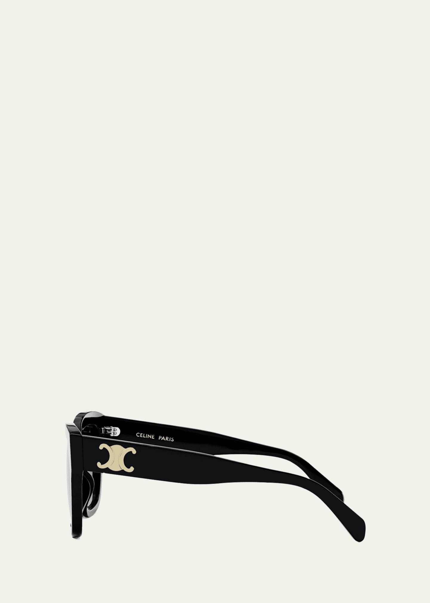 Triomphe Square Glasses in Black - Celine Eyewear